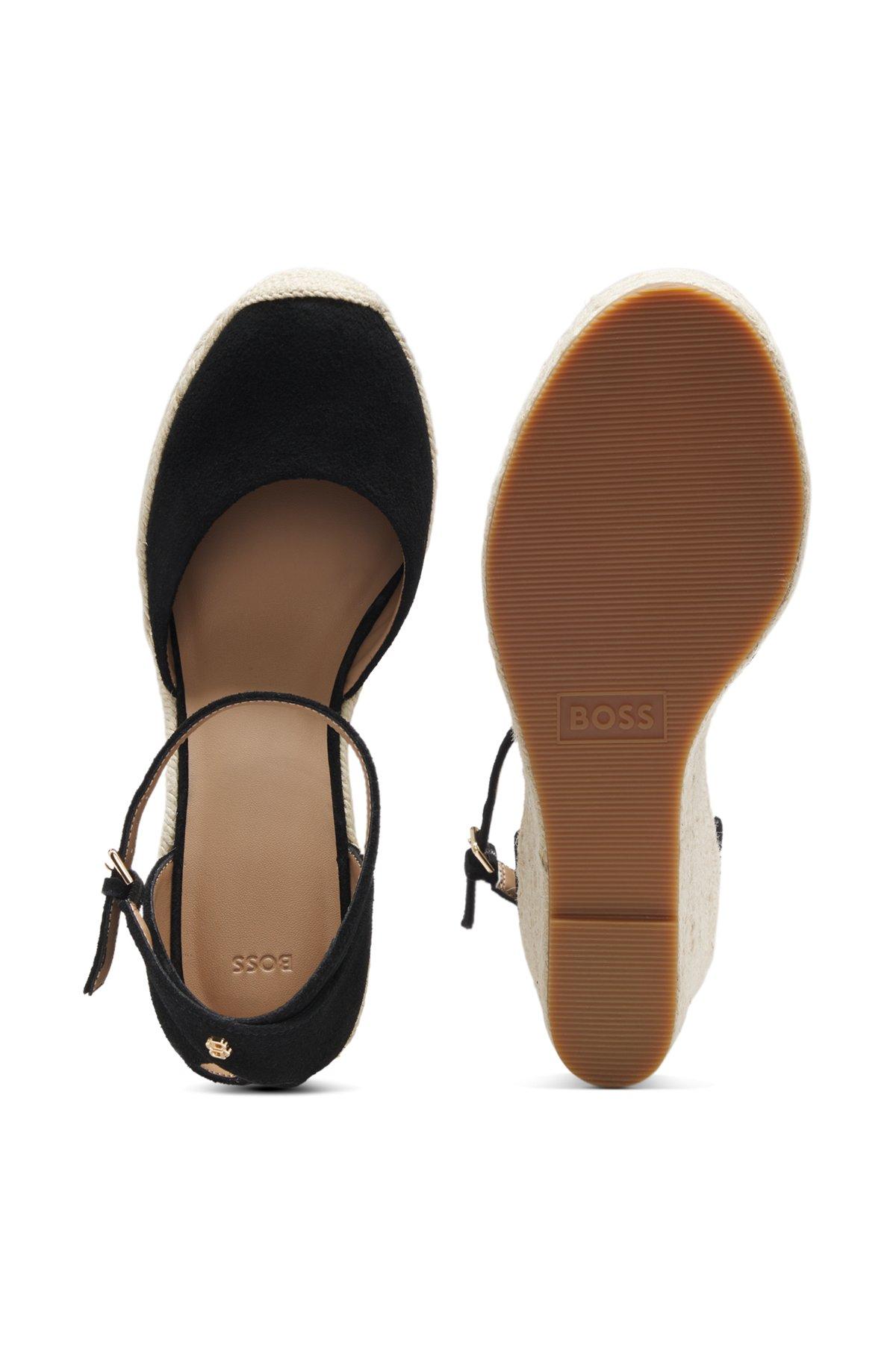 Suede espadrilles with wedge sole Product Image