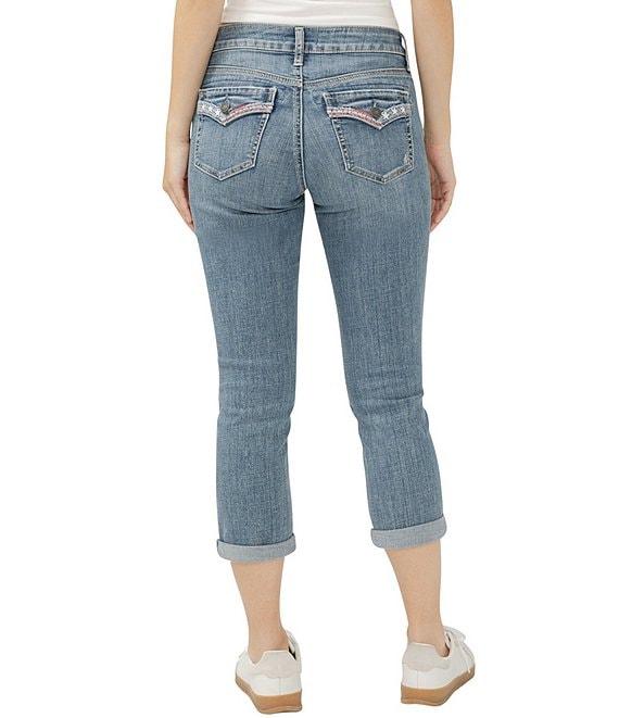 Silver Jeans Co. Elyse Mid Rise Curvy Fit Capri Jeans Product Image