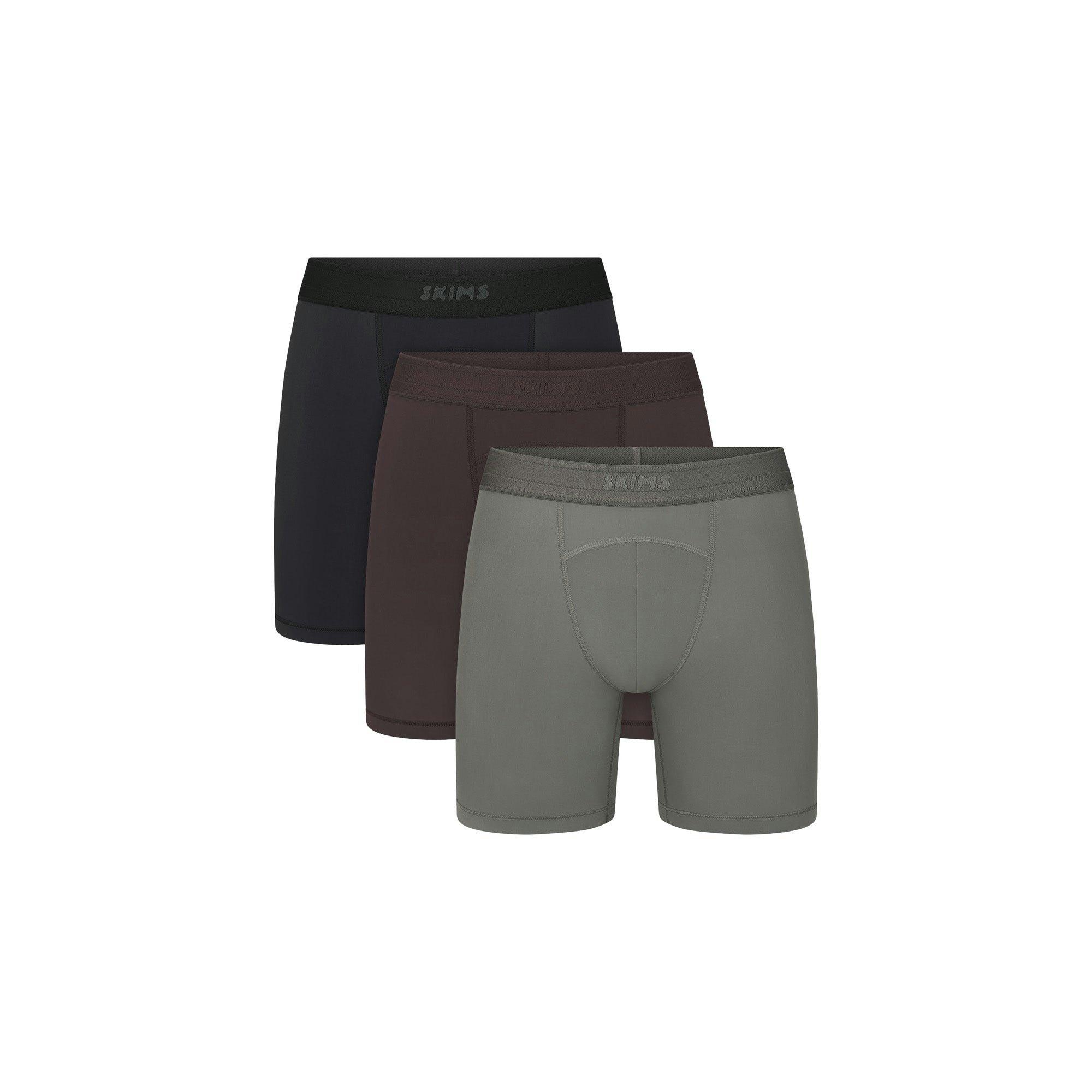 SKIMS FLEX MENS 7" BOXER BRIEF 3-PACK | OBSIDIAN Product Image