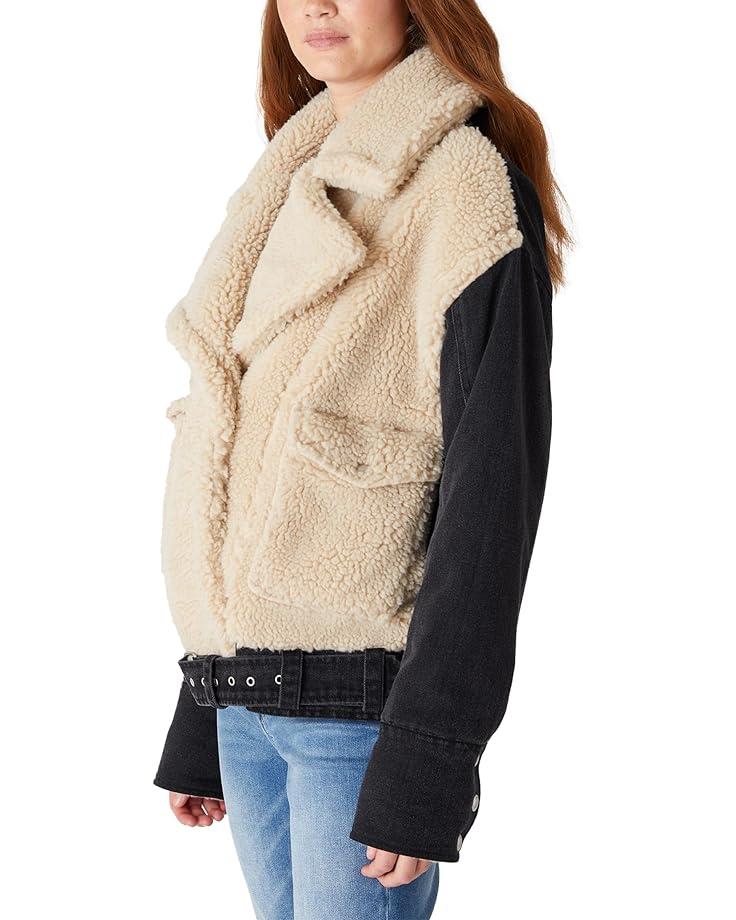 Denim and Sherpa Jacket Product Image