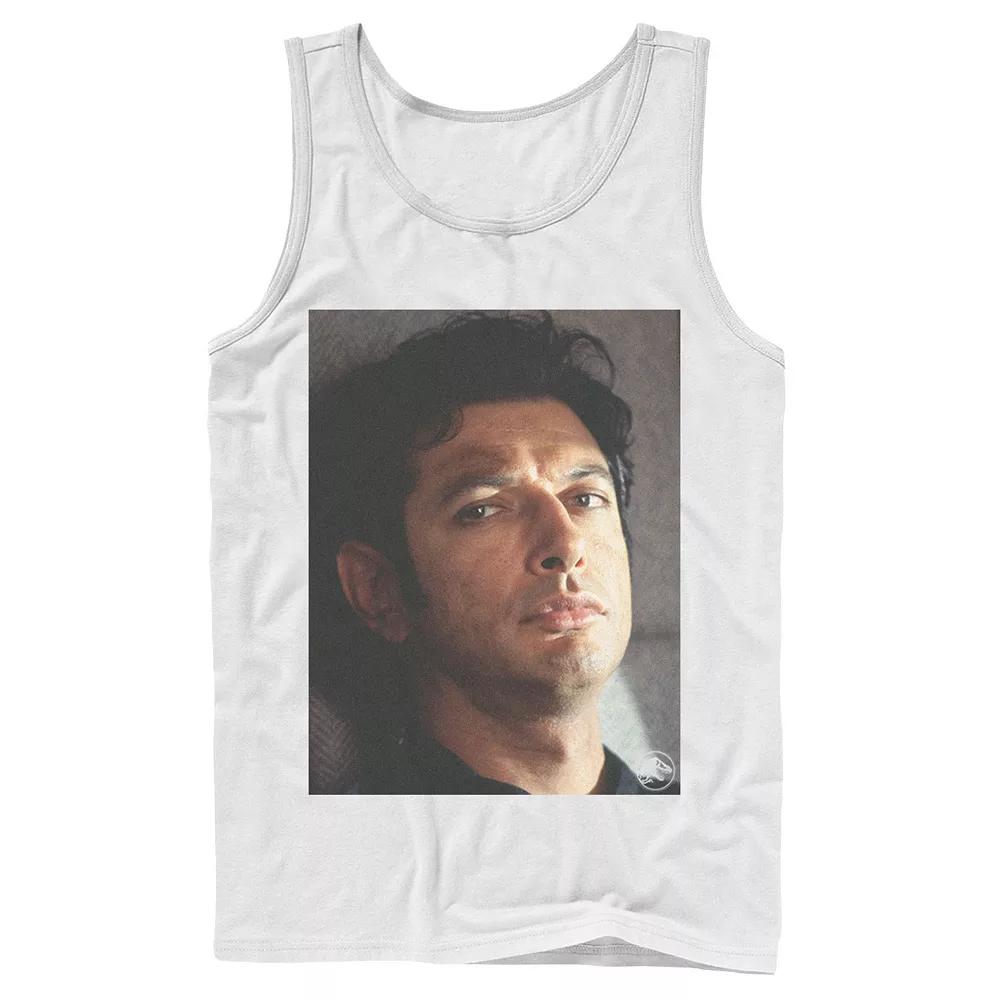 Men's Jurassic Park Jeff Goldblum Stare Tank Top,  Product Image