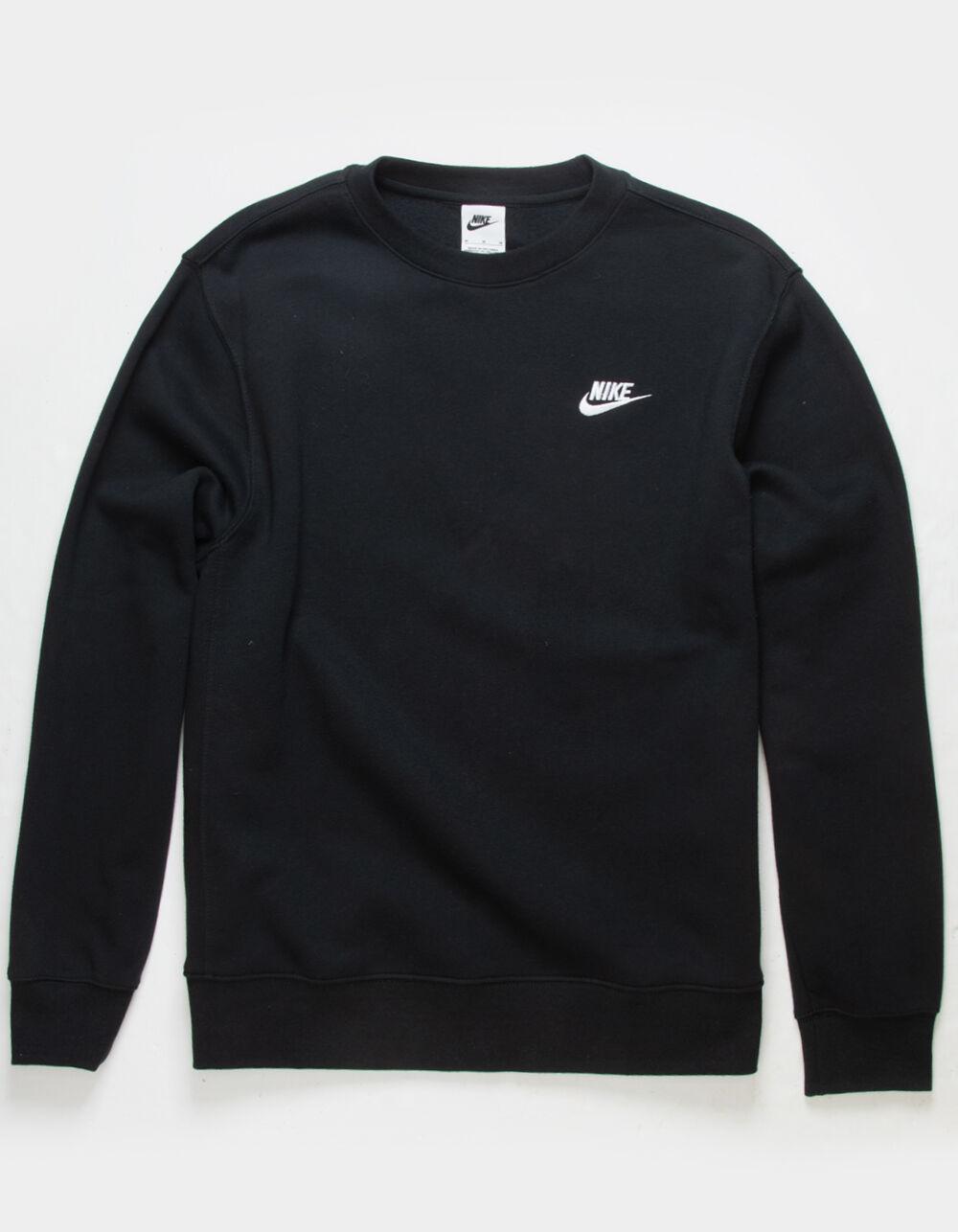 NIKE Sportswear Club Fleece Mens Crewneck Sweatshirt - BLACK Product Image