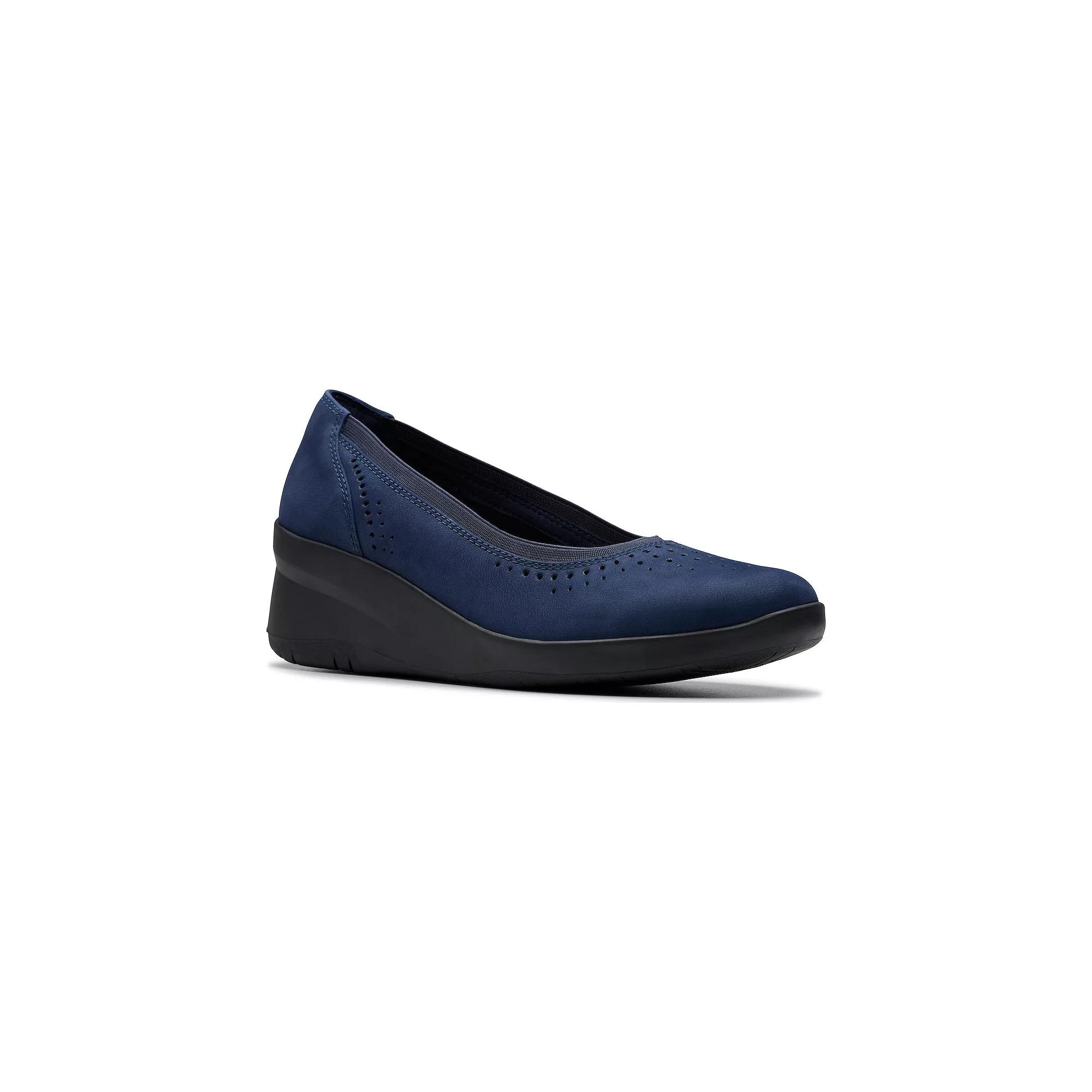 Clarks Suttyn Kaylie Women's Wedge Casual Shoes, Size: 9, Blue Product Image