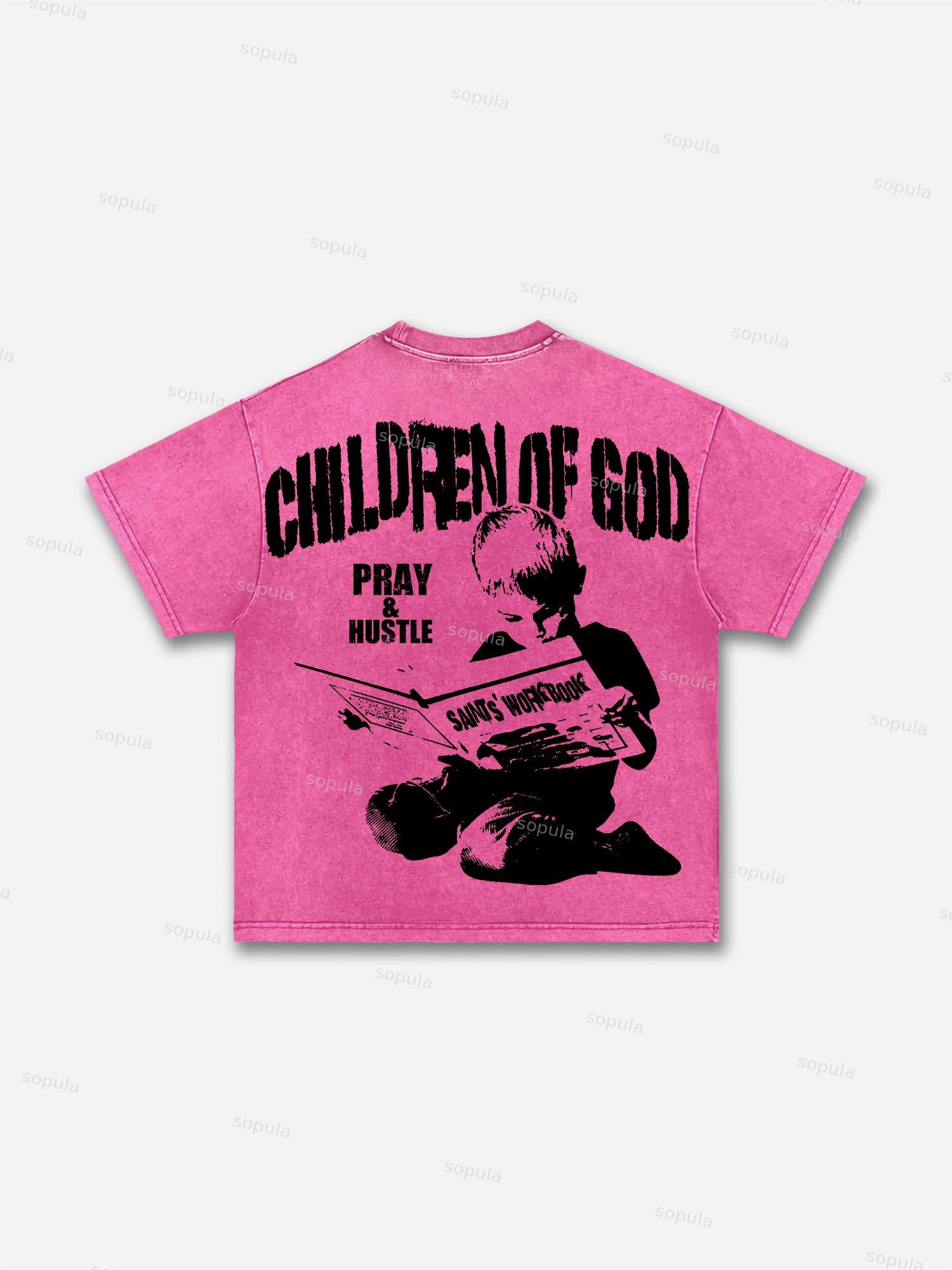 Fly By Choice x Space Station Graphic Acid Washed Retro T-Shirt Product Image