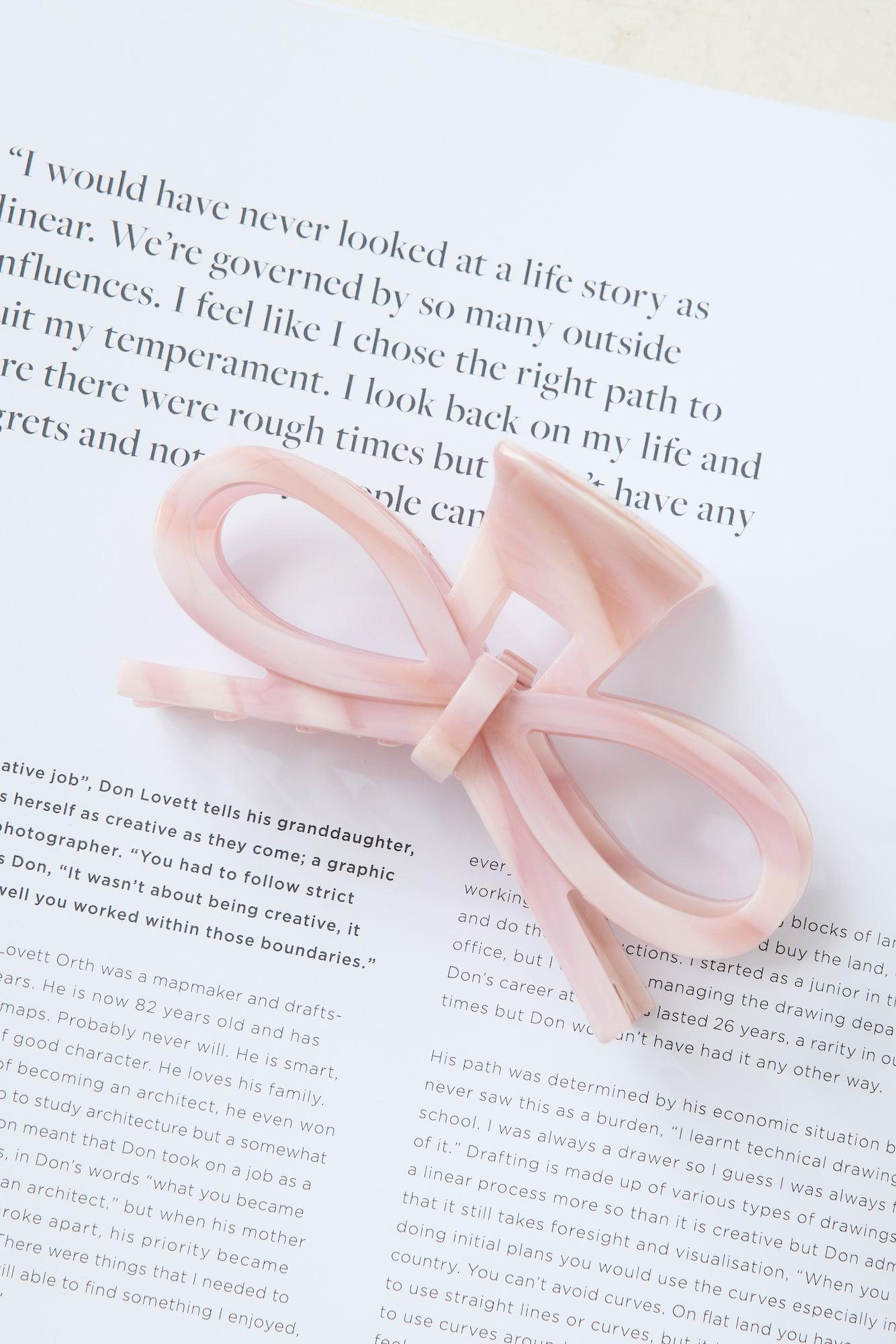 Pretty Bow Claw Clip Purple Product Image