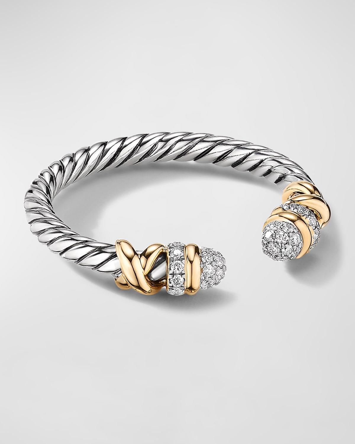 Womens Petite Helena Open Ring in Sterling - Product Image