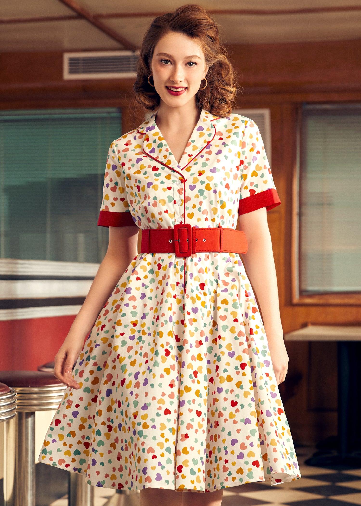 Elegant Epoch Belted Shirtdress Product Image