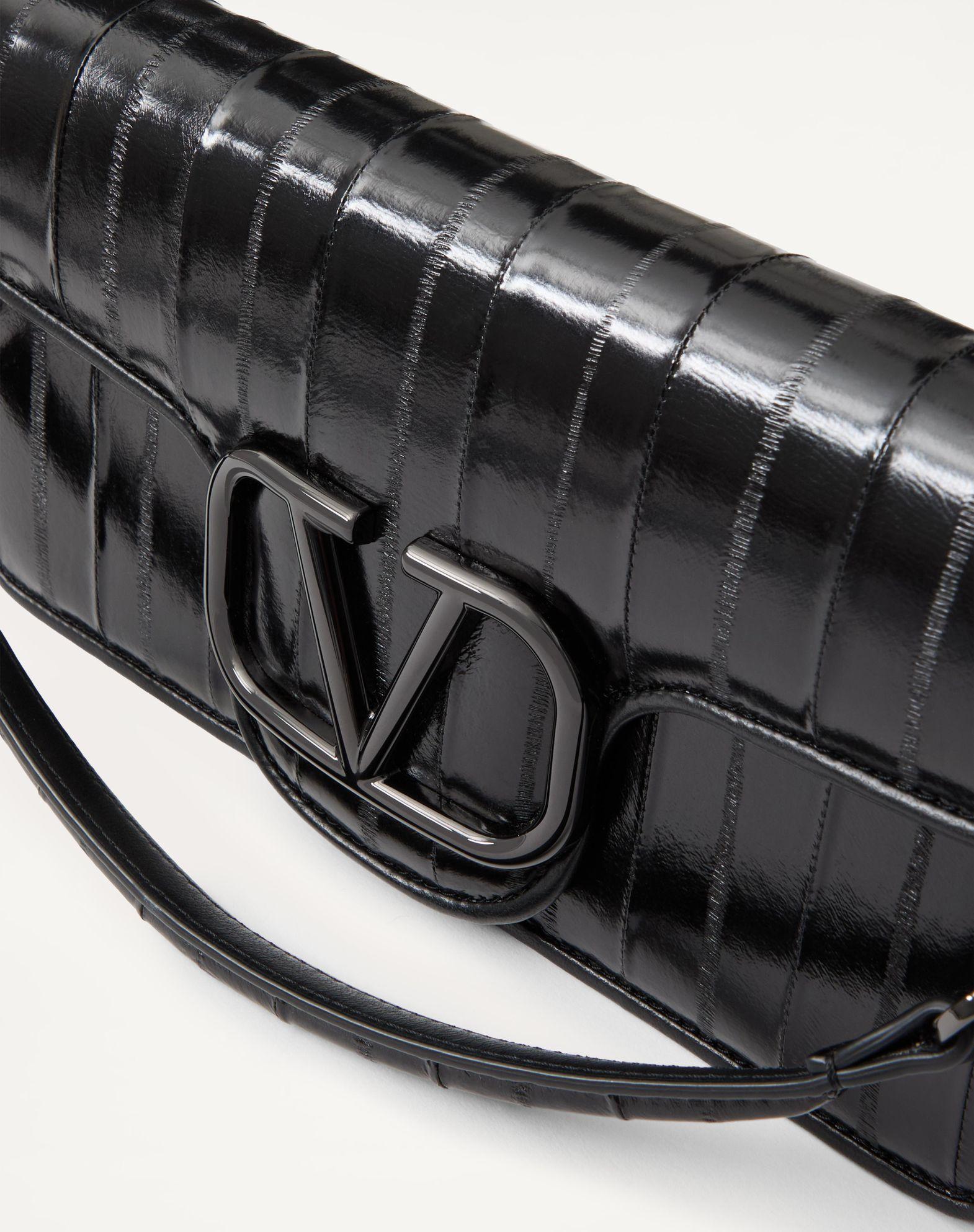 Valentino Garavani Locò Shoulder Bag In Eel Skin Product Image