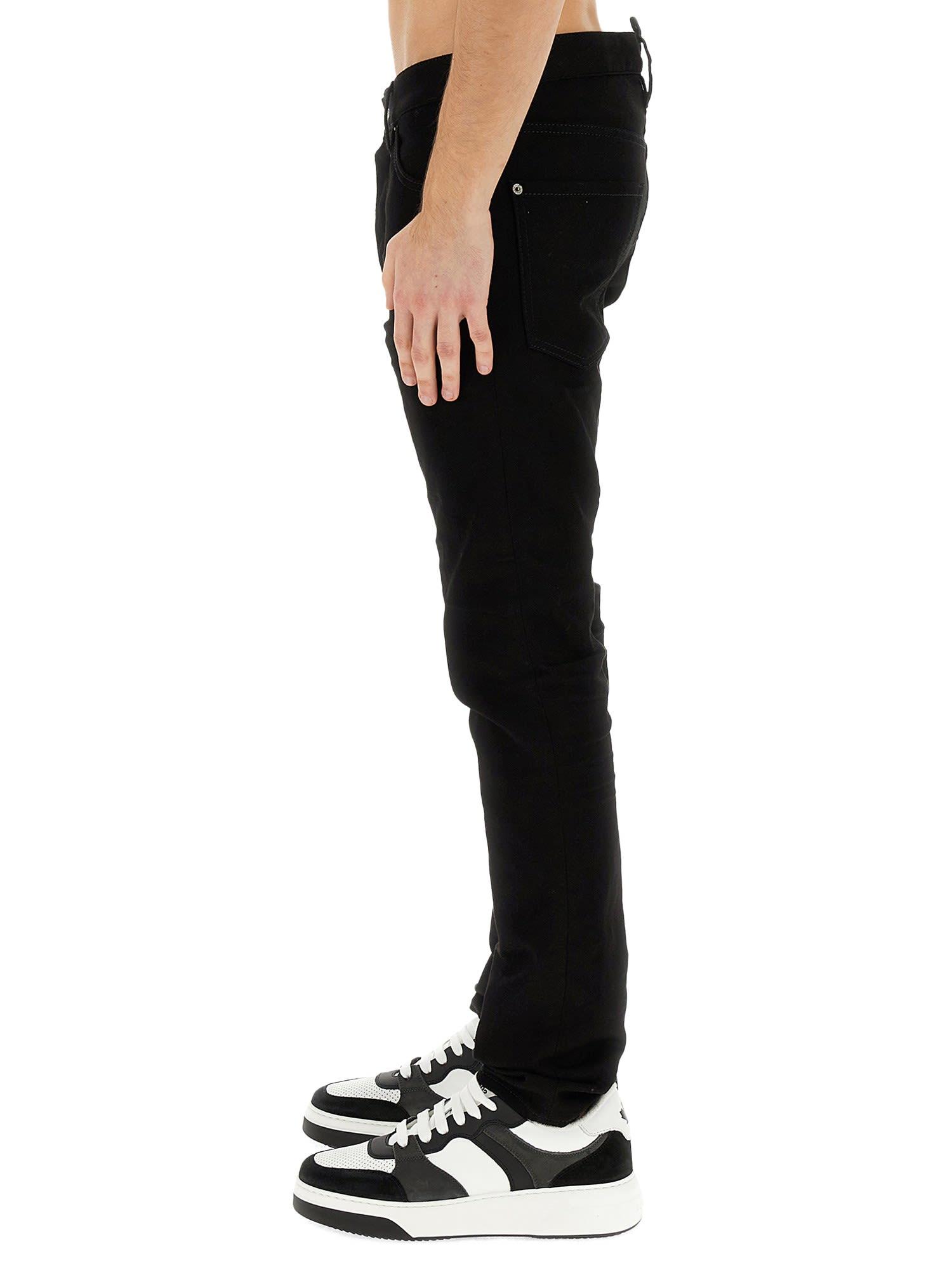 DSQUARED2 Cool Guy Mid-rise Skinny Jeans In Black Product Image