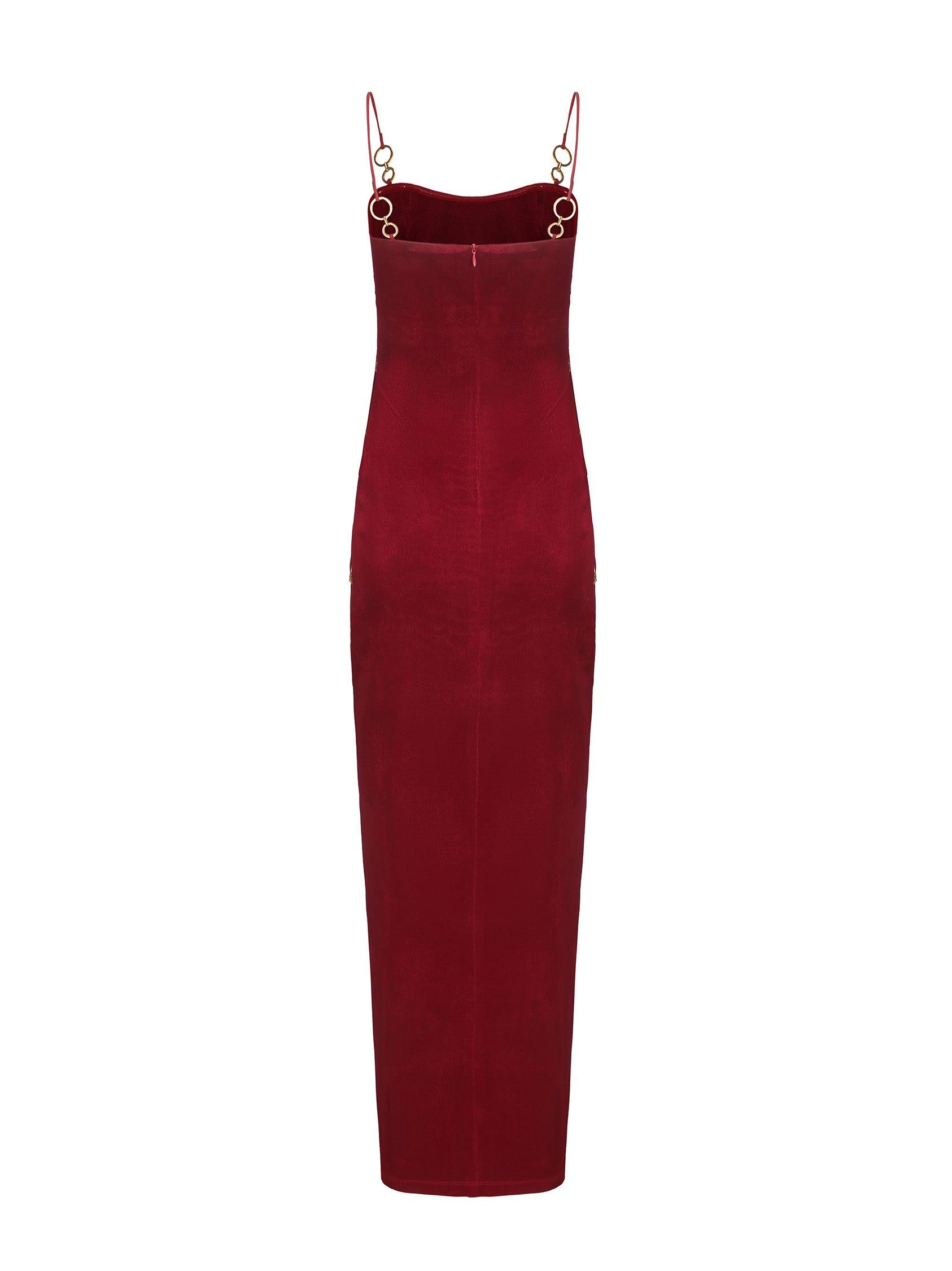Adeline Dress (Red) Product Image