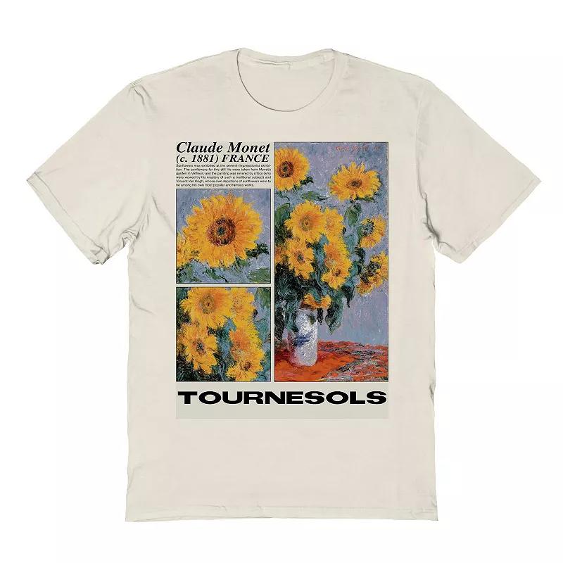 Men's Fine Art - Tournesols Graphic Tee, Size: Medium, White Product Image
