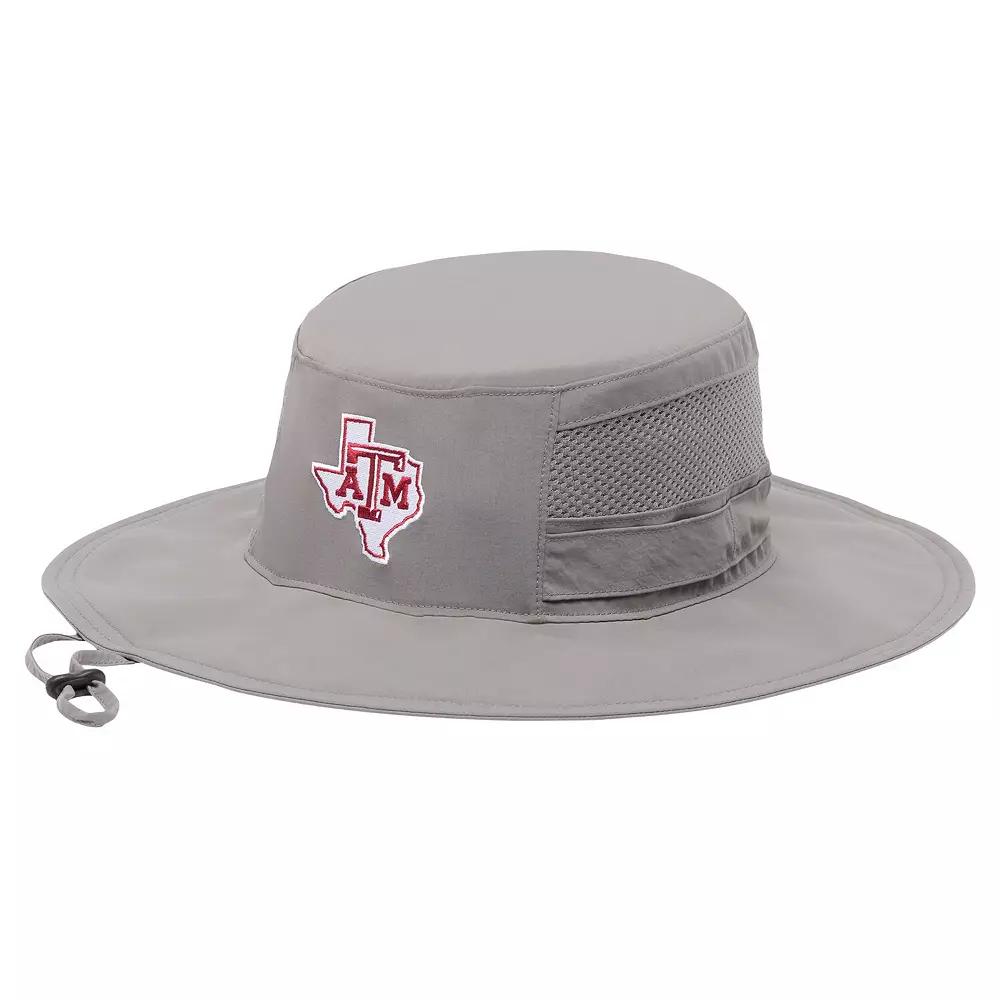 Men's Columbia  Gray Texas A&M Aggies Bora Bora III Omni-Shade Booney Hat, Grey Product Image