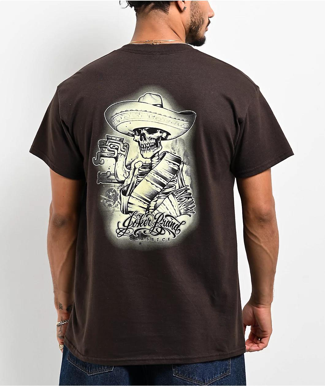 Joker Zarrape Brown T-Shirt Product Image