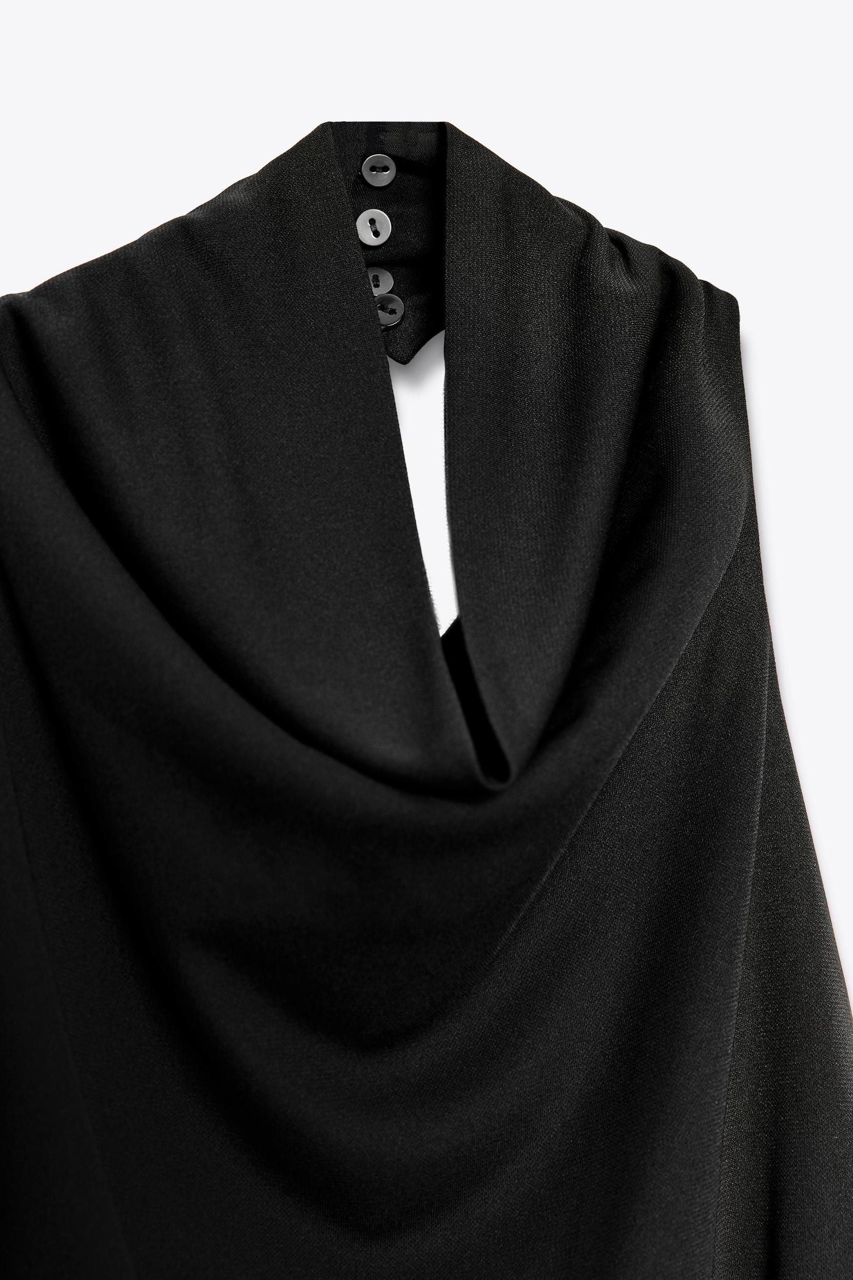 LONG OPEN BACK HALTER DRESS Product Image