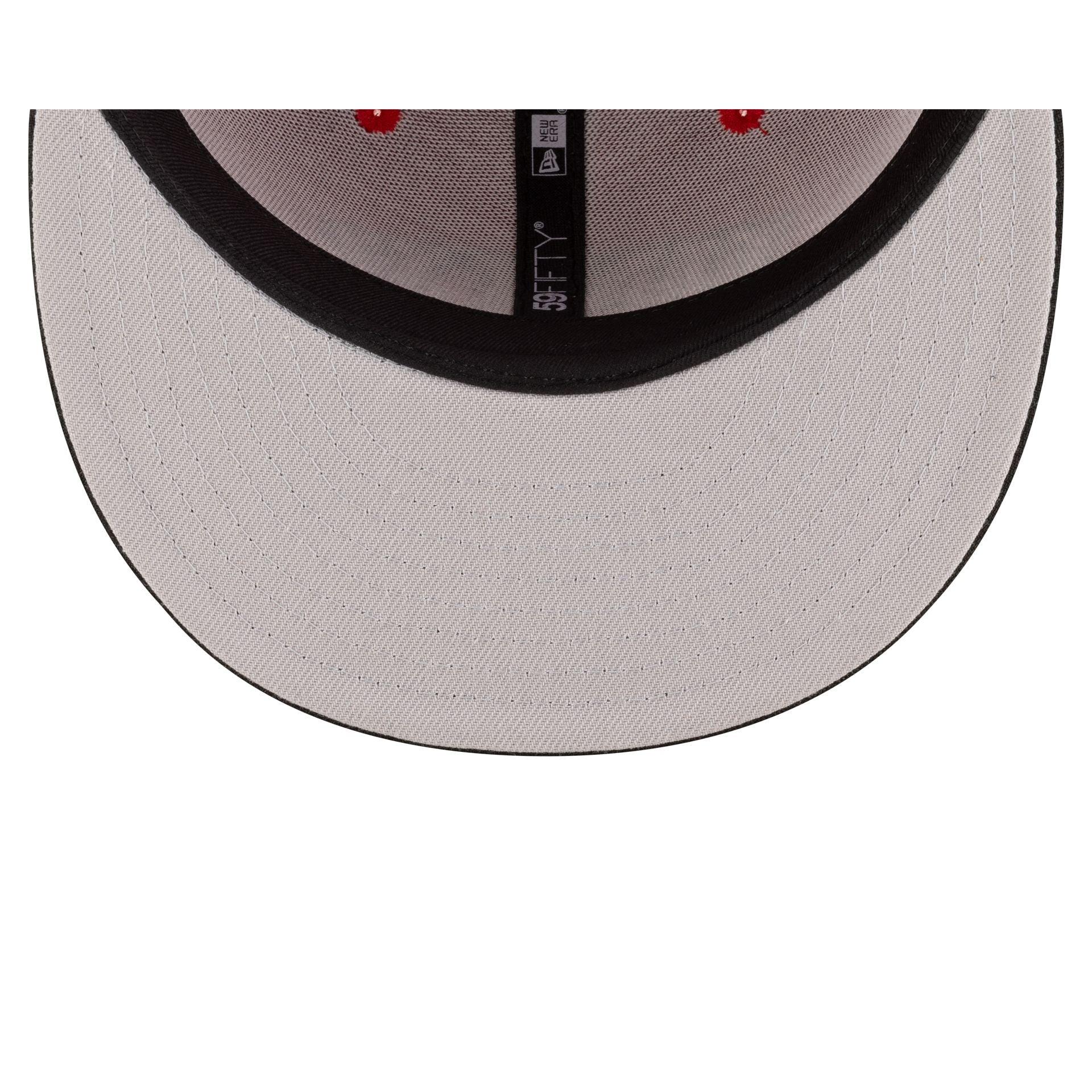 UNLV Runnin' Rebels Scarlet Black 59FIFTY Fitted Hat Male Product Image