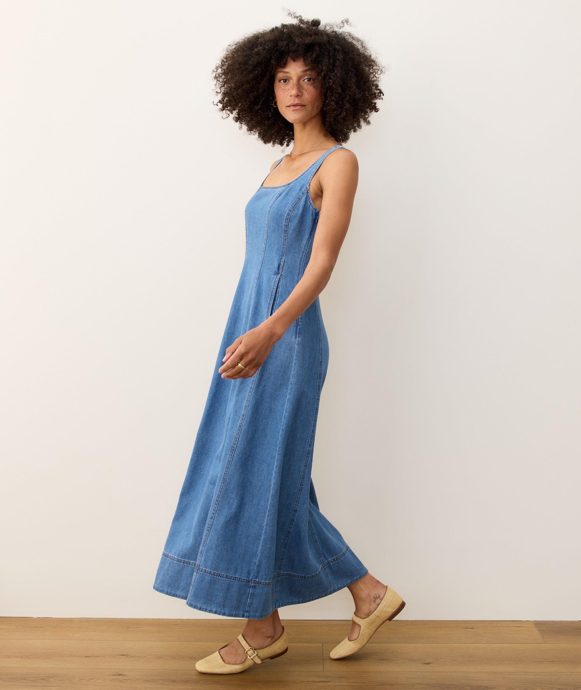 Roan Denim Maxi Dress Product Image