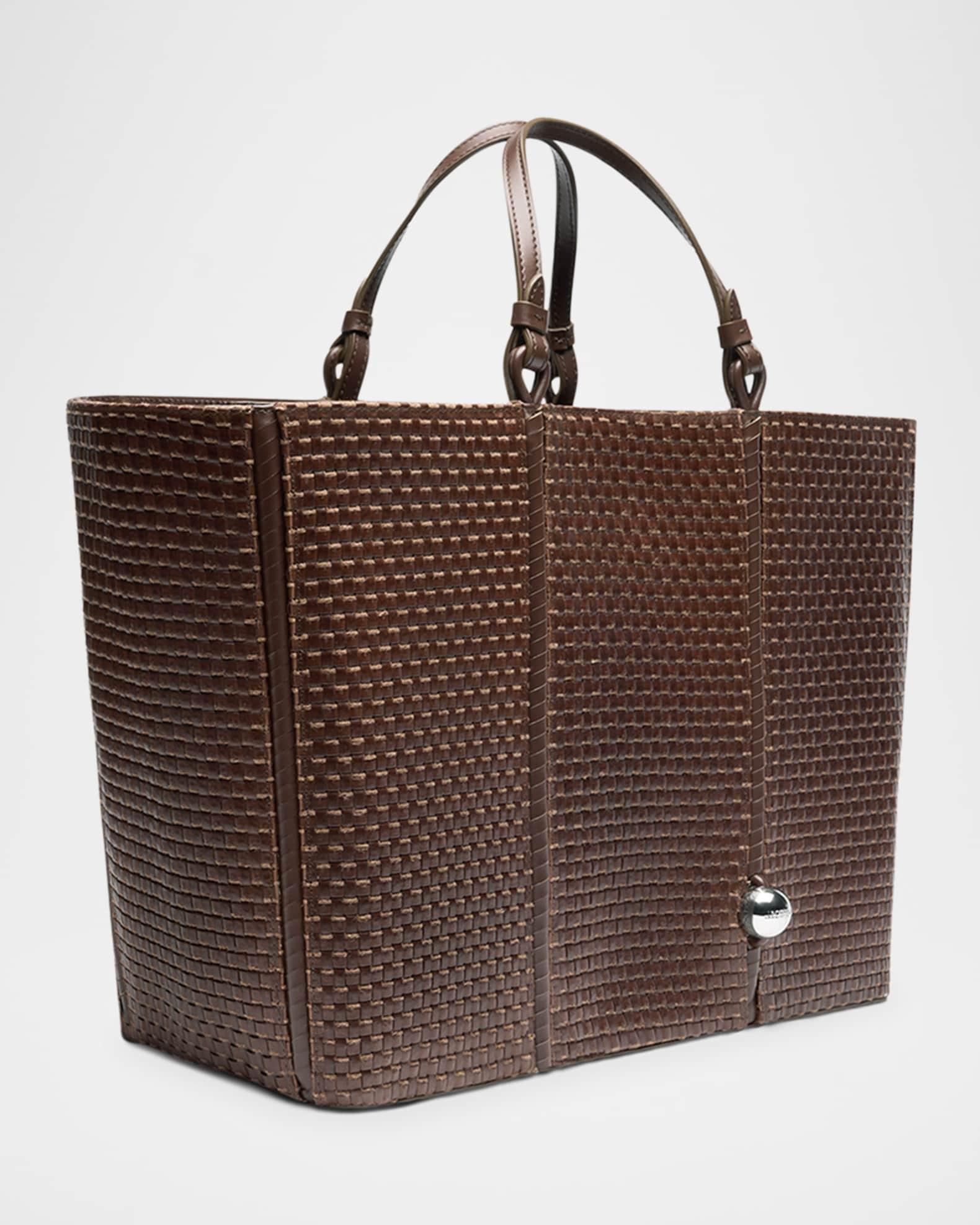 Le Cabas Woven Leather Tote Bag Product Image