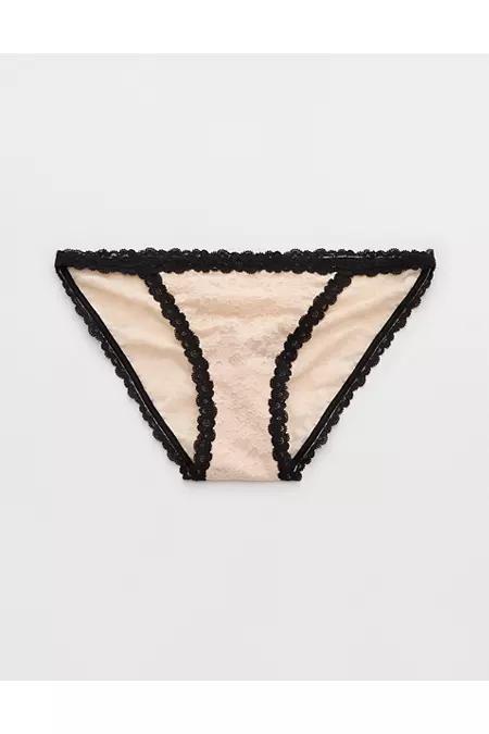 Show Off Vintage Lace String Bikini Underwear Women's Product Image