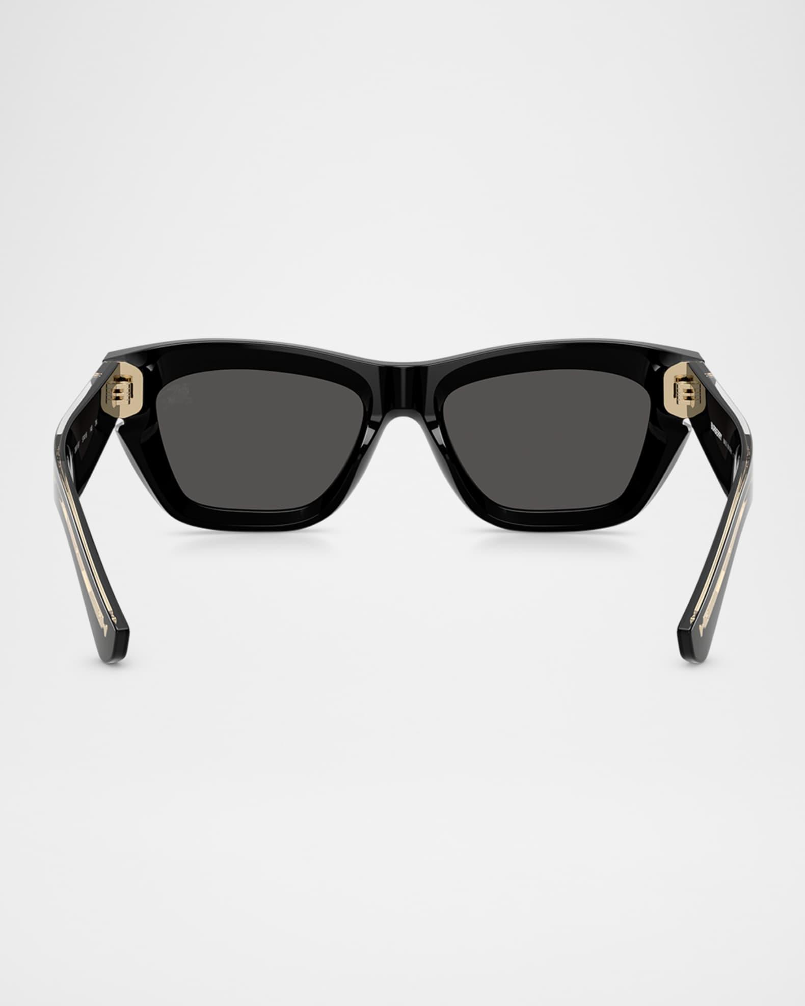 BE4454F Acetate Cat Eye Sunglasses Product Image