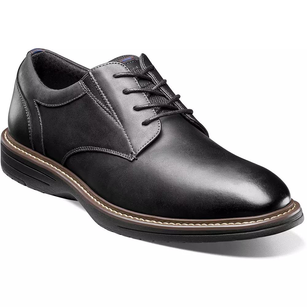 Nunn Bush® Griff Men's Plain Toe Oxford Shoes, Size: 12 Wide, Black Product Image