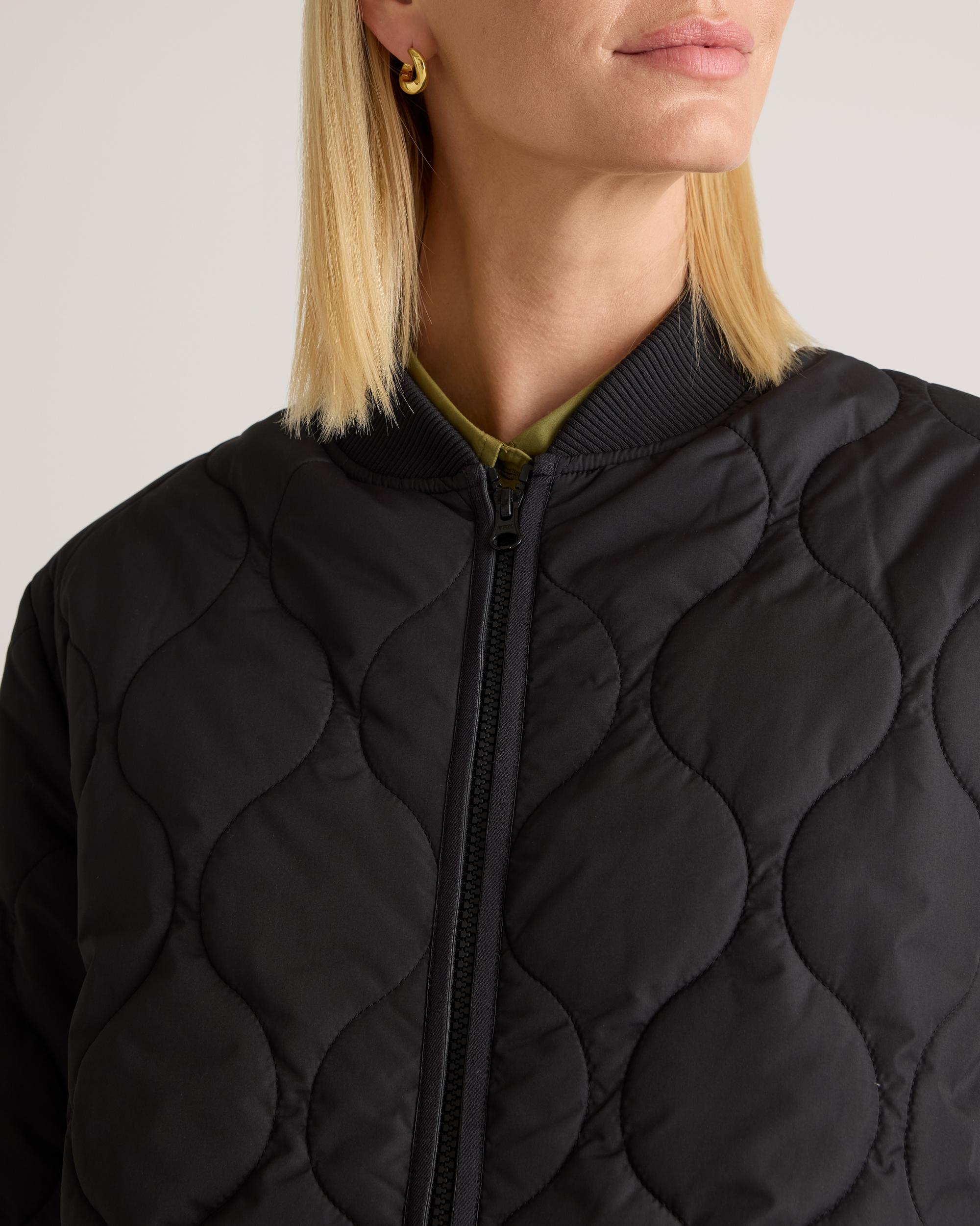 Quince | Women's Featherless Quilted Puffer Long Coat Size XL, Recycled Polyester Product Image