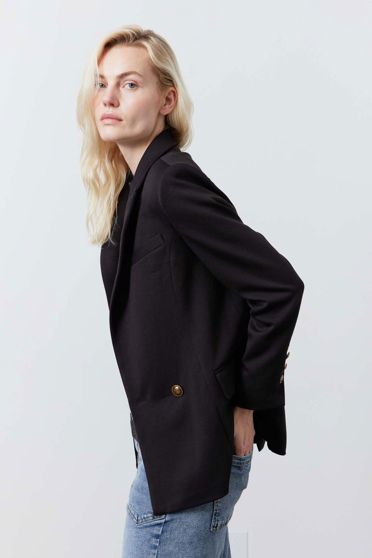 The Stretch Suit Relaxed Double Breasted Blazer Product Image