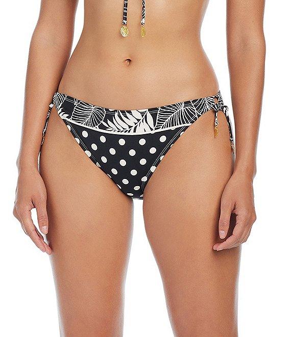 Bleu Rod Beattie Double Trouble Dotted Tie Side Hipster Swim Bottom Product Image