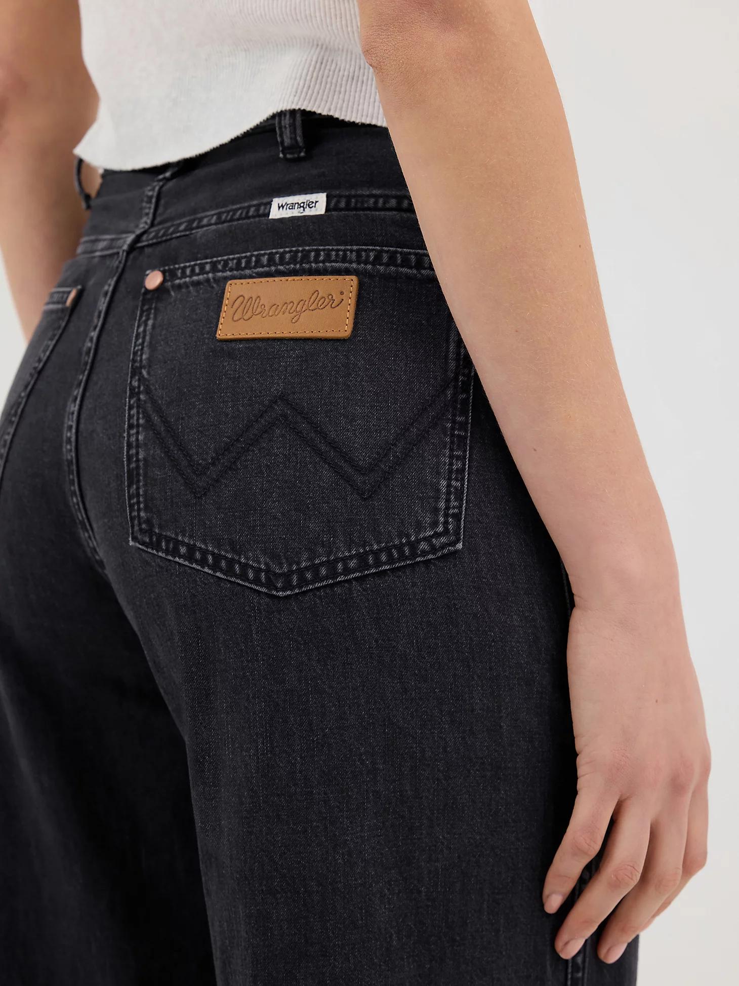 Women's Tie Front Loose Jean in Rinse Product Image