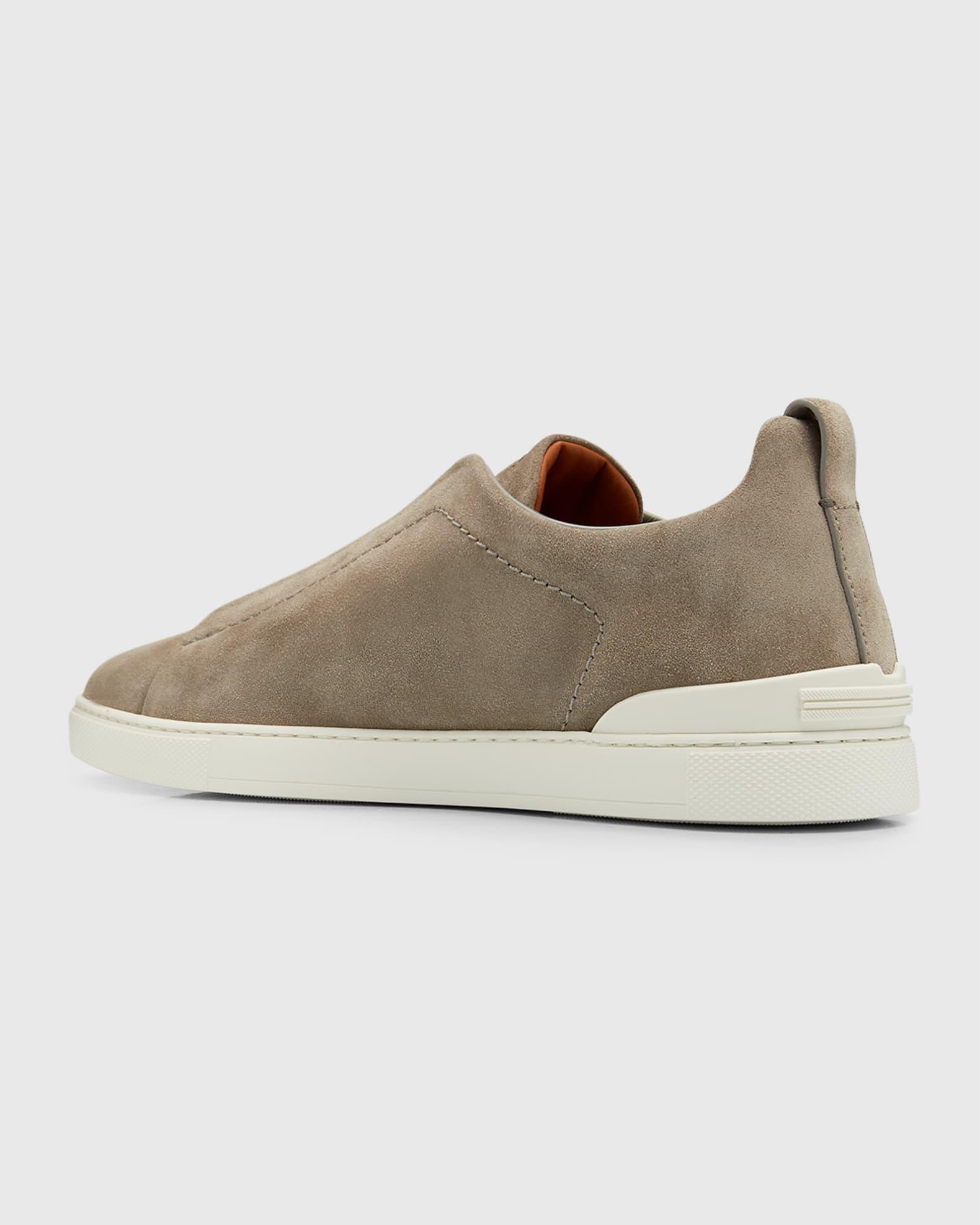 Men's Triple Stitch™ Slip-On Suede Low-Top Sneakers Product Image