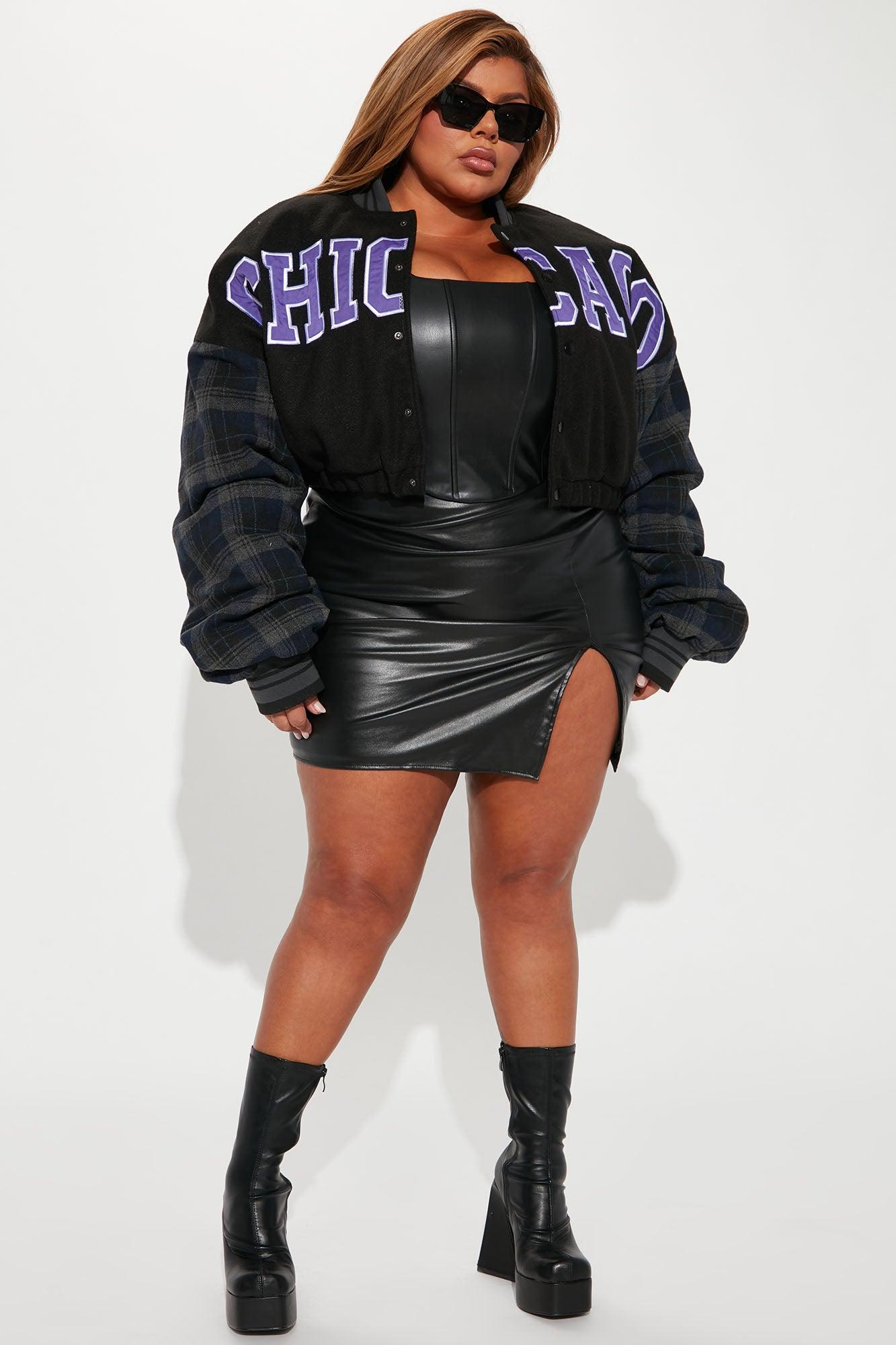 Just Like That Bomber Jacket - Black/combo Product Image