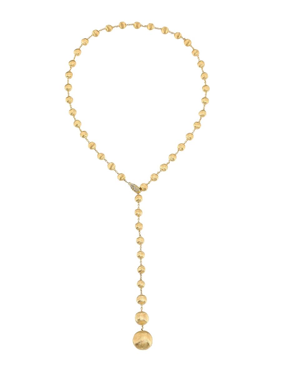 Marco Bicego 18K Yellow Gold Africa Diamond Y Necklace, 16.75 Product Image