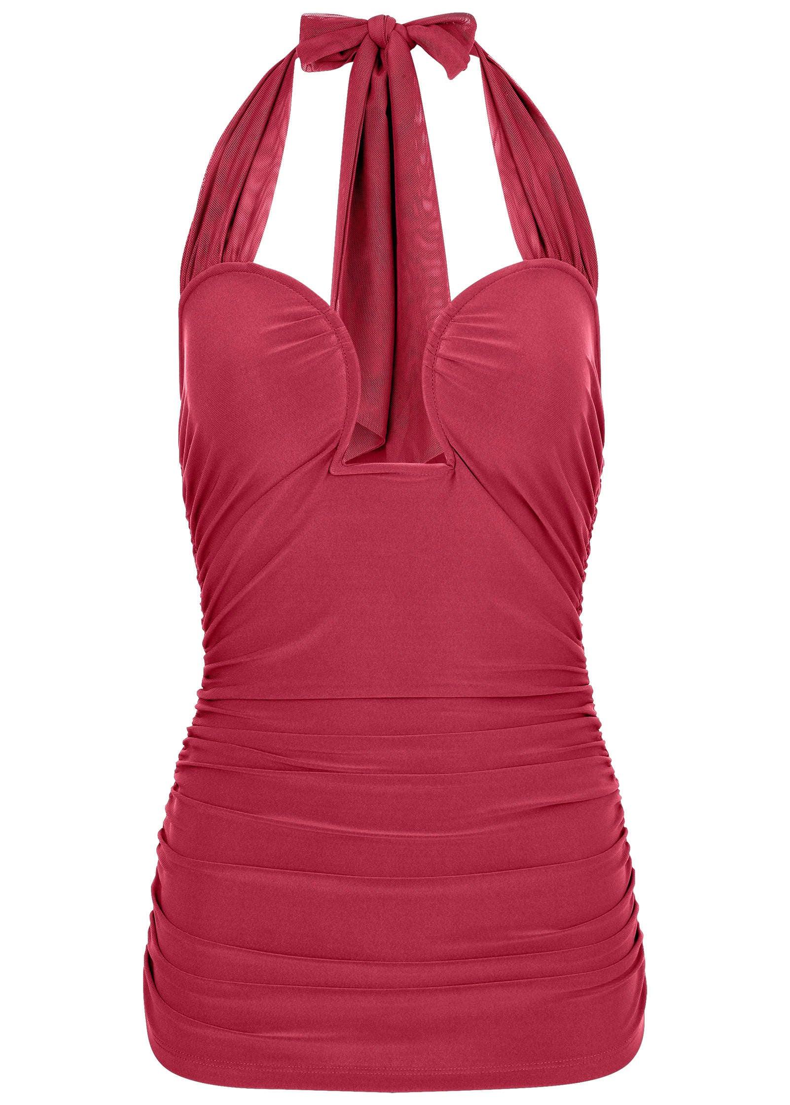 Cutout Halter - Raspberry Product Image