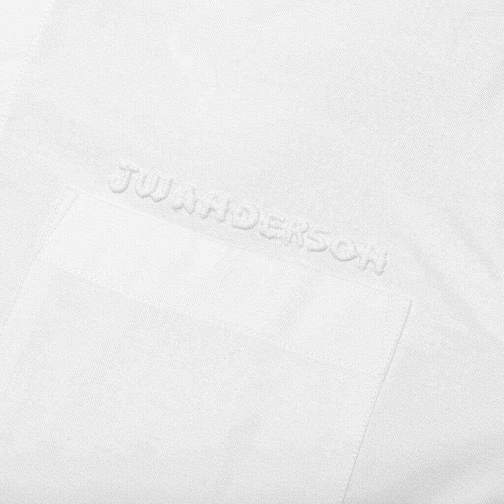 Classic Fit Logo Pocket Shirt - White Male Product Image