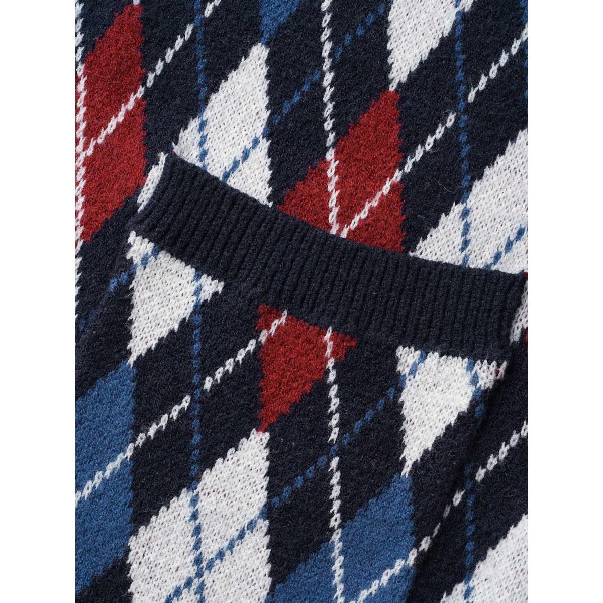 Plus Size Plaid Drop Shoulder Pocket Cardigan Midnight Women Playful Loose Long Sleeve Casual Cardigans BloomChic 26/4X Product Image