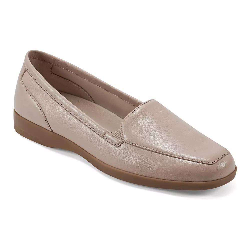 Easy Spirit Devitt Women's Leather Flats, Size: 9, Light Natural Product Image