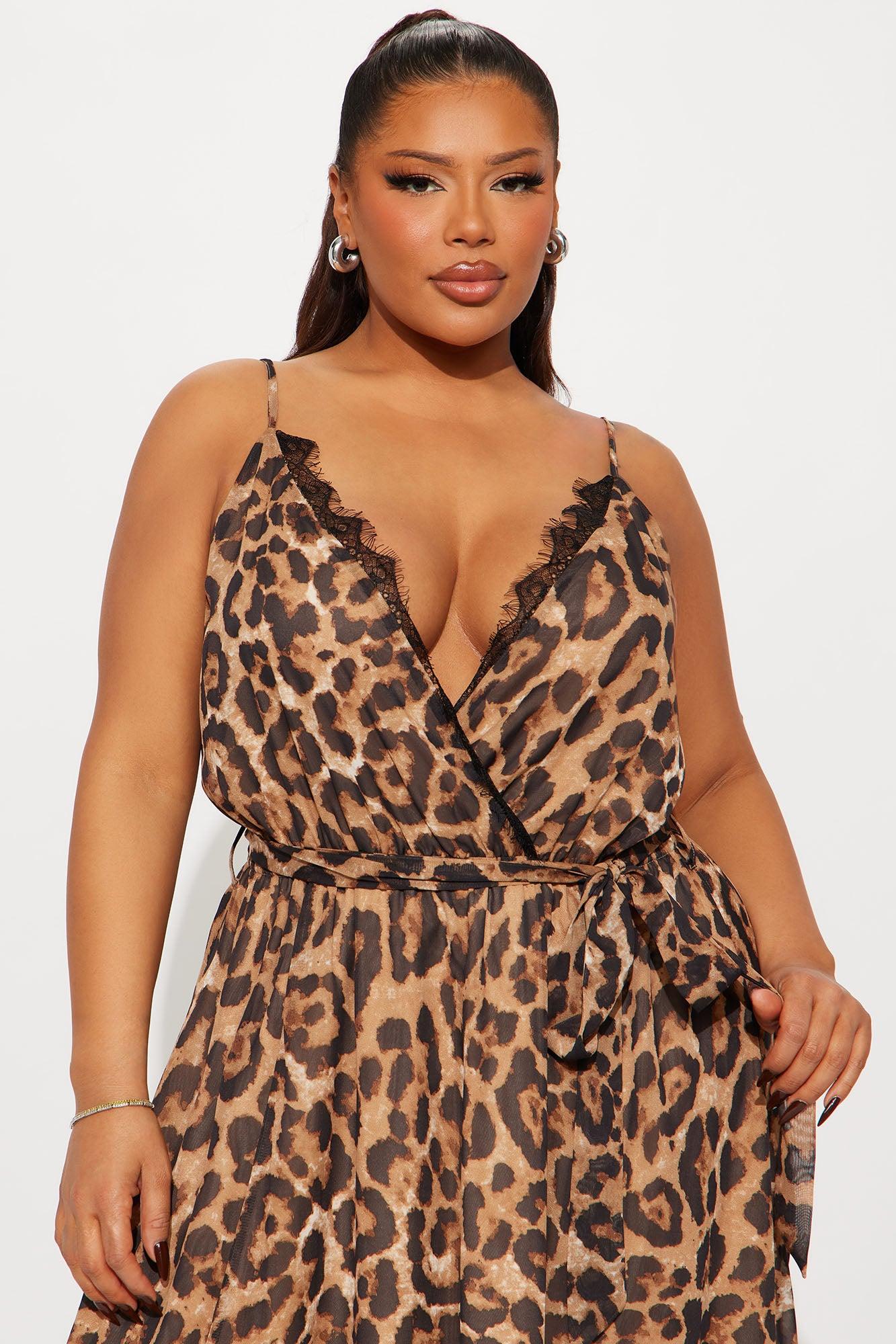 Patricia Leopard Maxi Dress - Leopard Product Image