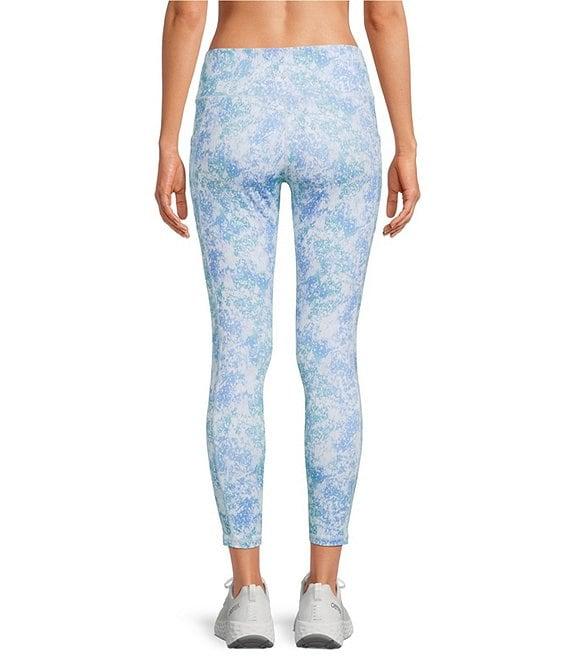 DKNY Sport Elevate Interlock High Waist 7/8 Printed Fitness Leggings Product Image