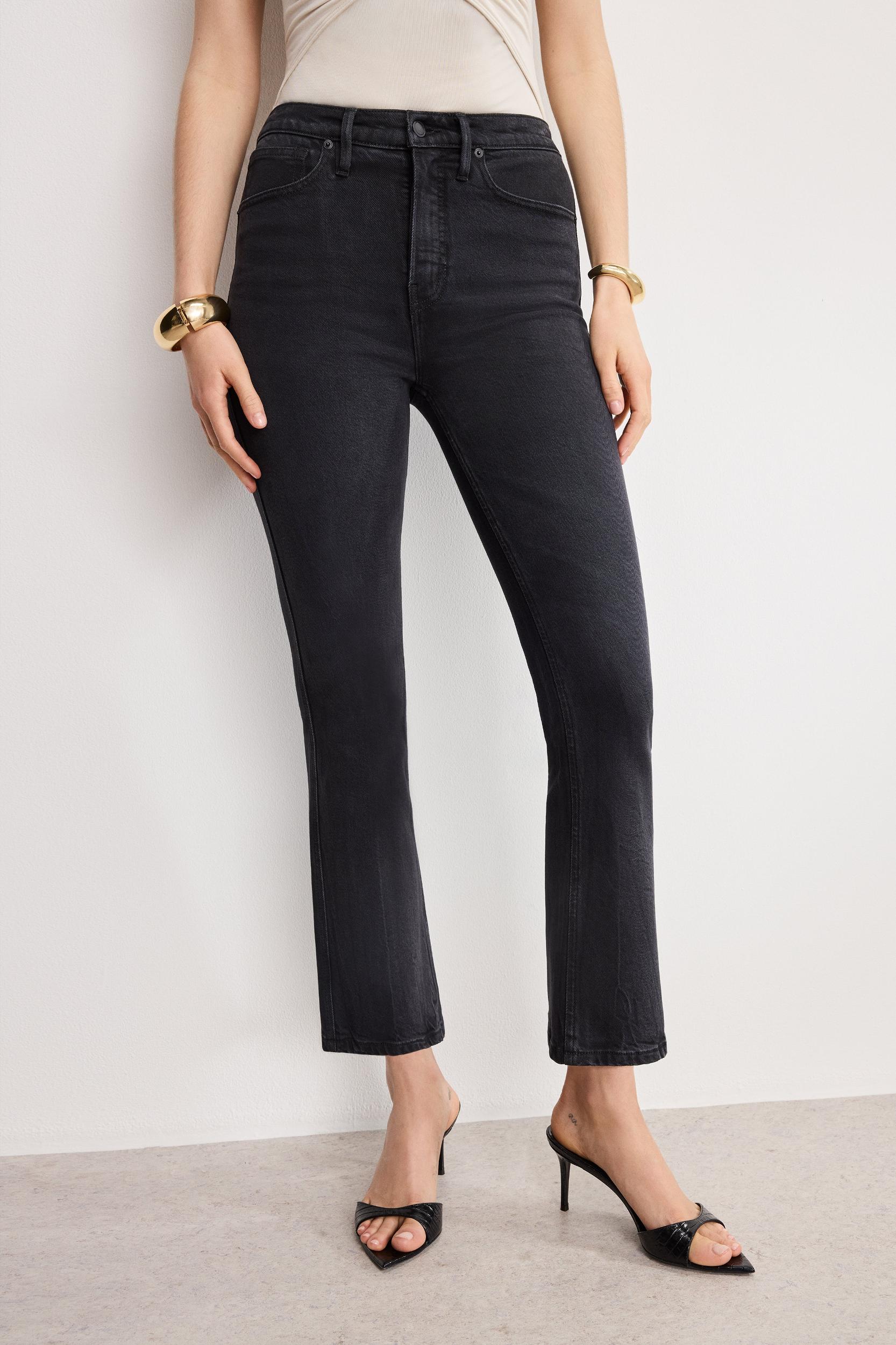 SOFT TECH GOOD KICK FLARE JEANS | BLACK390 Product Image