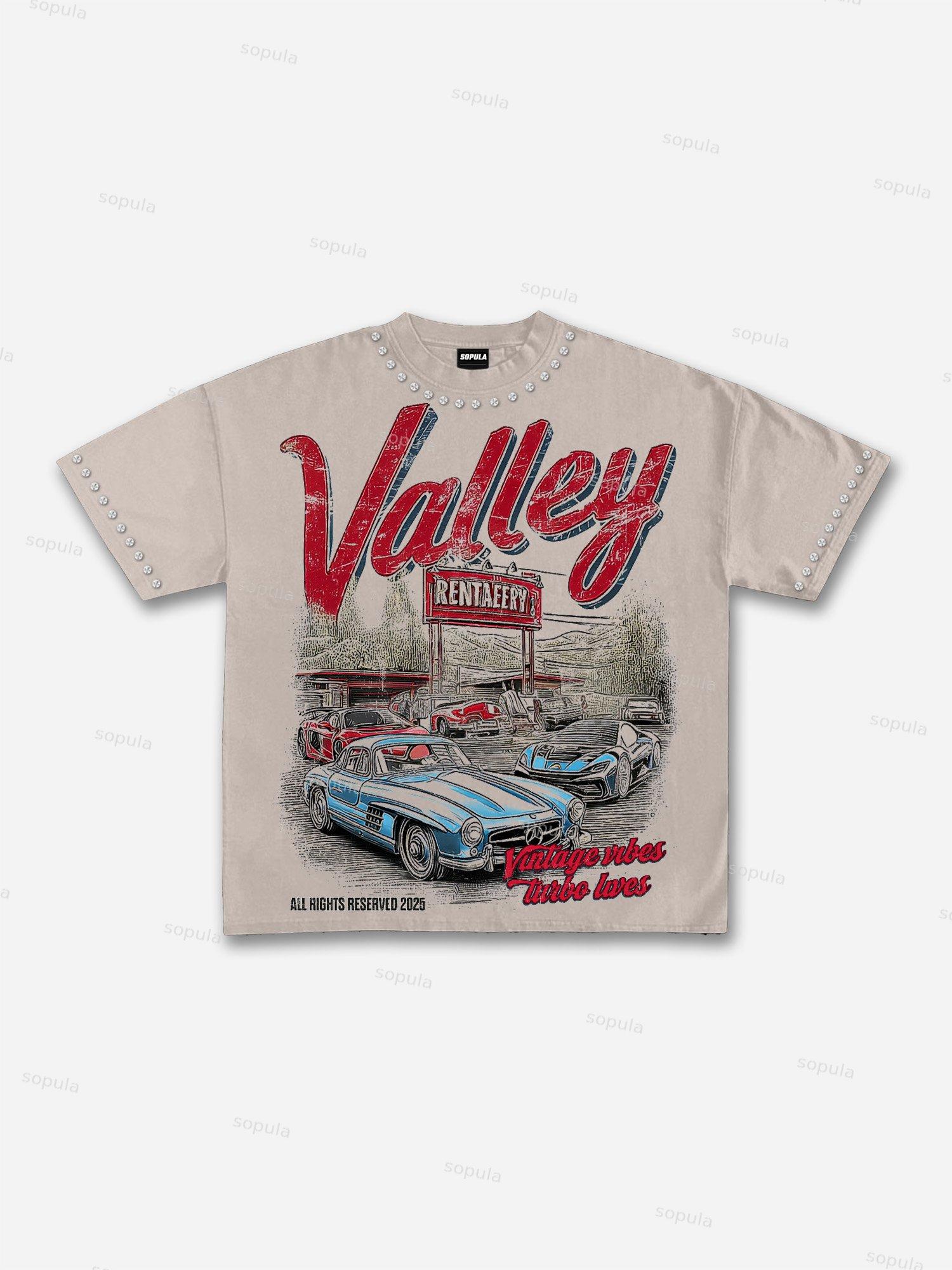 Vintage Vibes Turbo Lives Cotton T-shirt Product Image