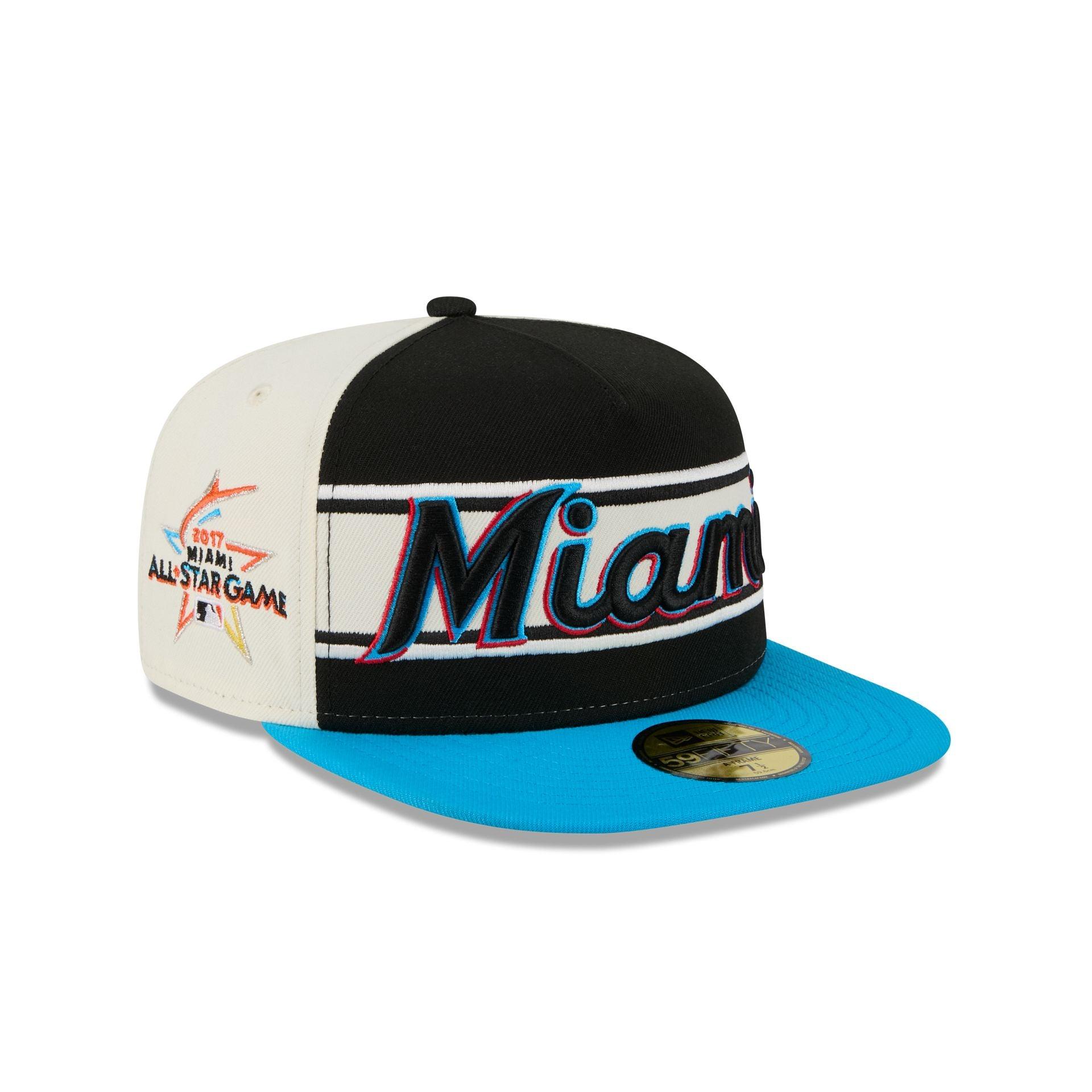 Miami Marlins Summer Derby 59FIFTY A-Frame Fitted Hat Male Product Image
