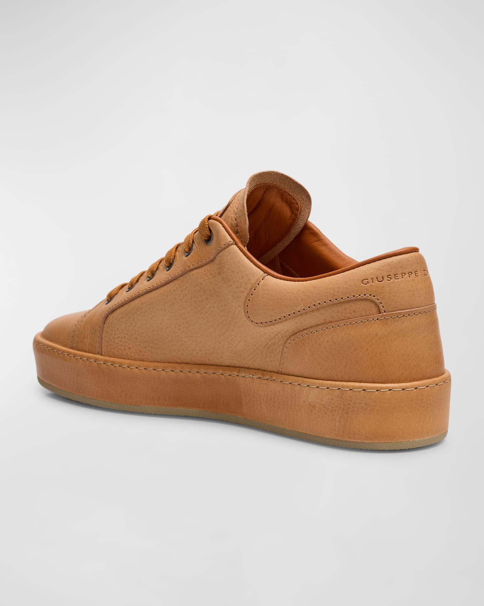 Men's Norbel Leather Low-Top Sneakers Product Image