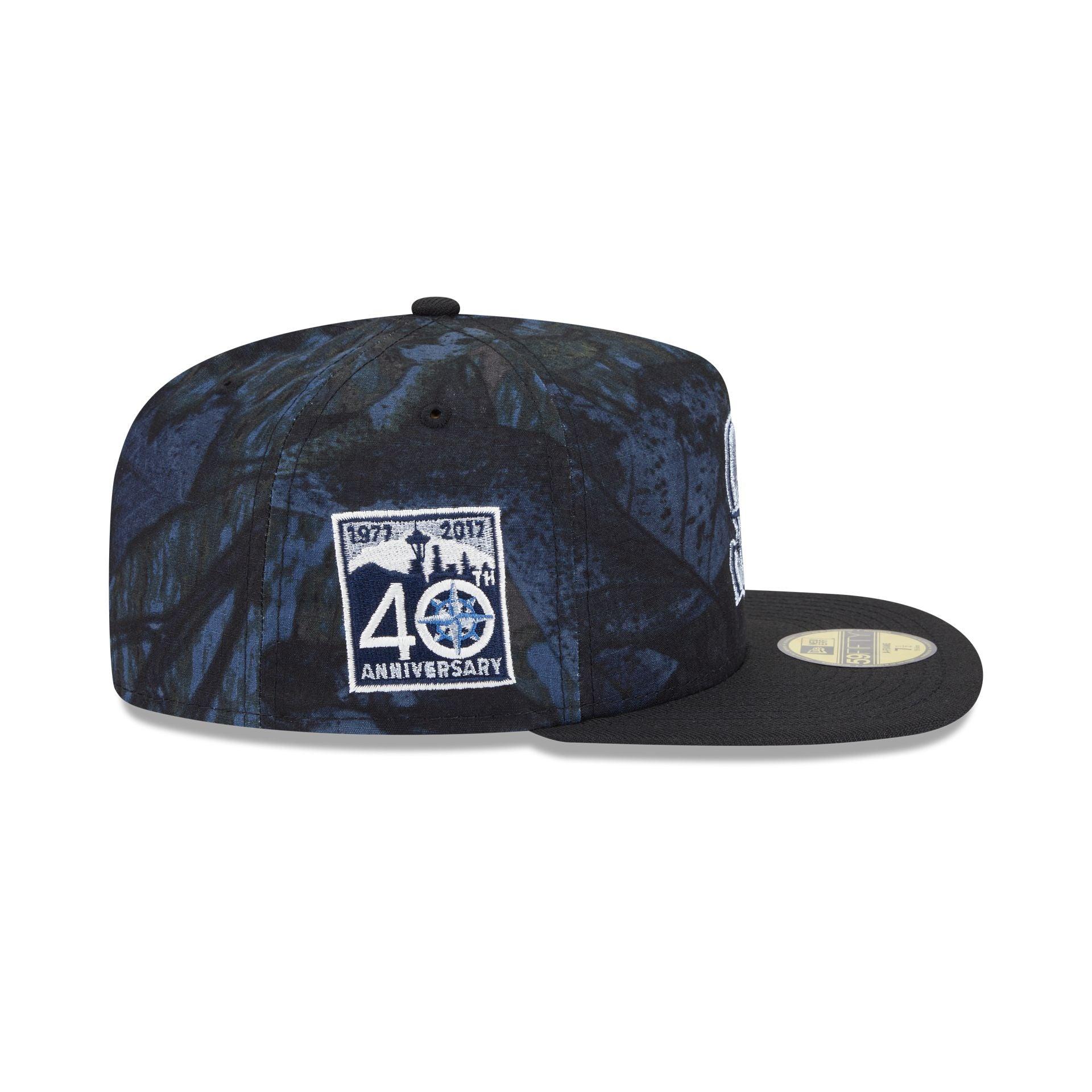 Just Caps Ripstop Camo Seattle Mariners 59FIFTY A-Frame Fitted Hat Male Product Image