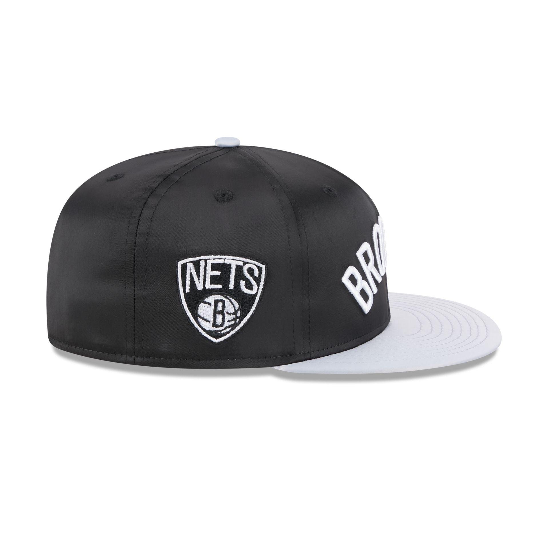 Brooklyn Nets Spring Satin 59FIFTY Fitted Hat Male Product Image