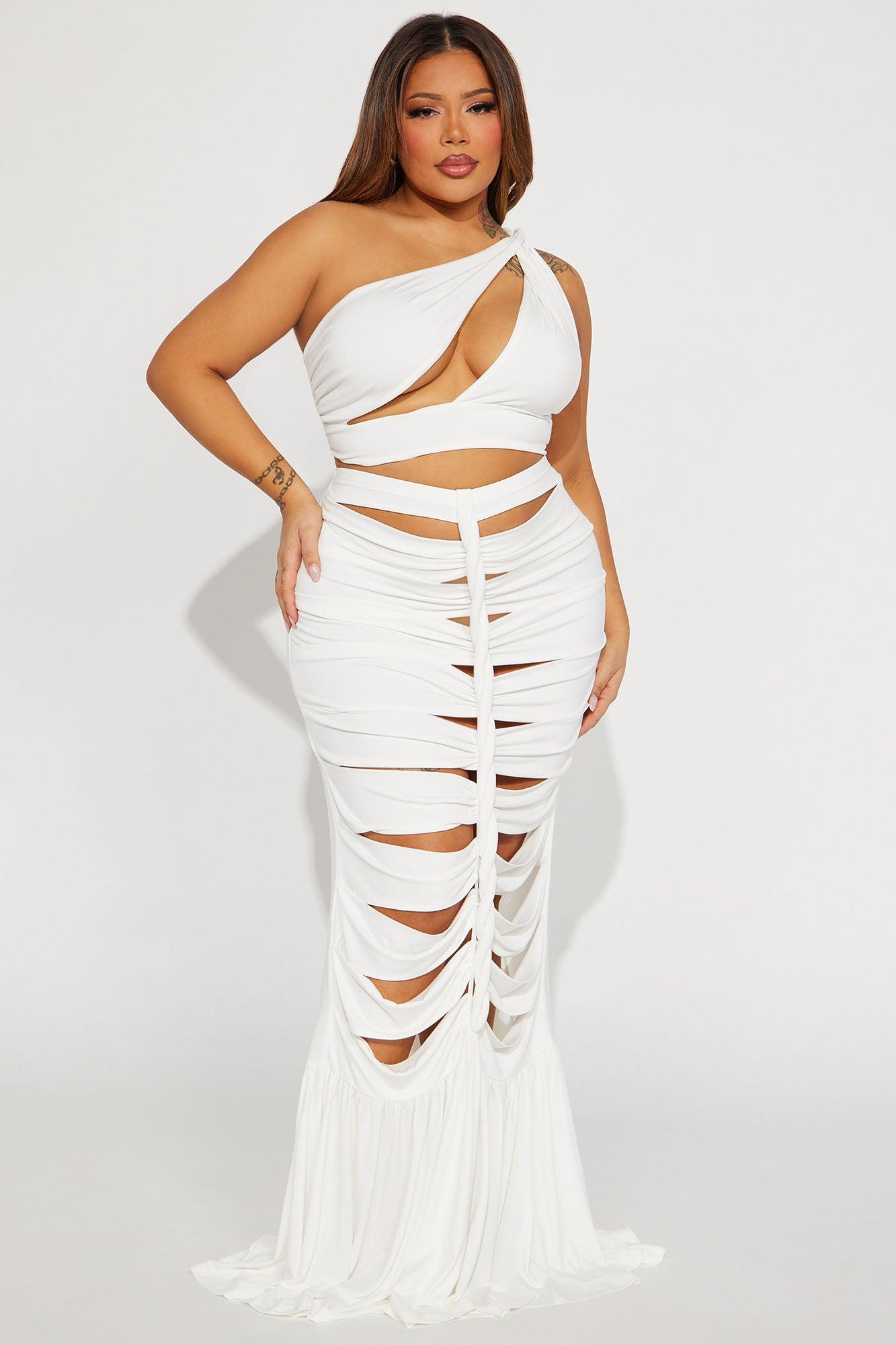 Marilyn Skirt Set - White Product Image