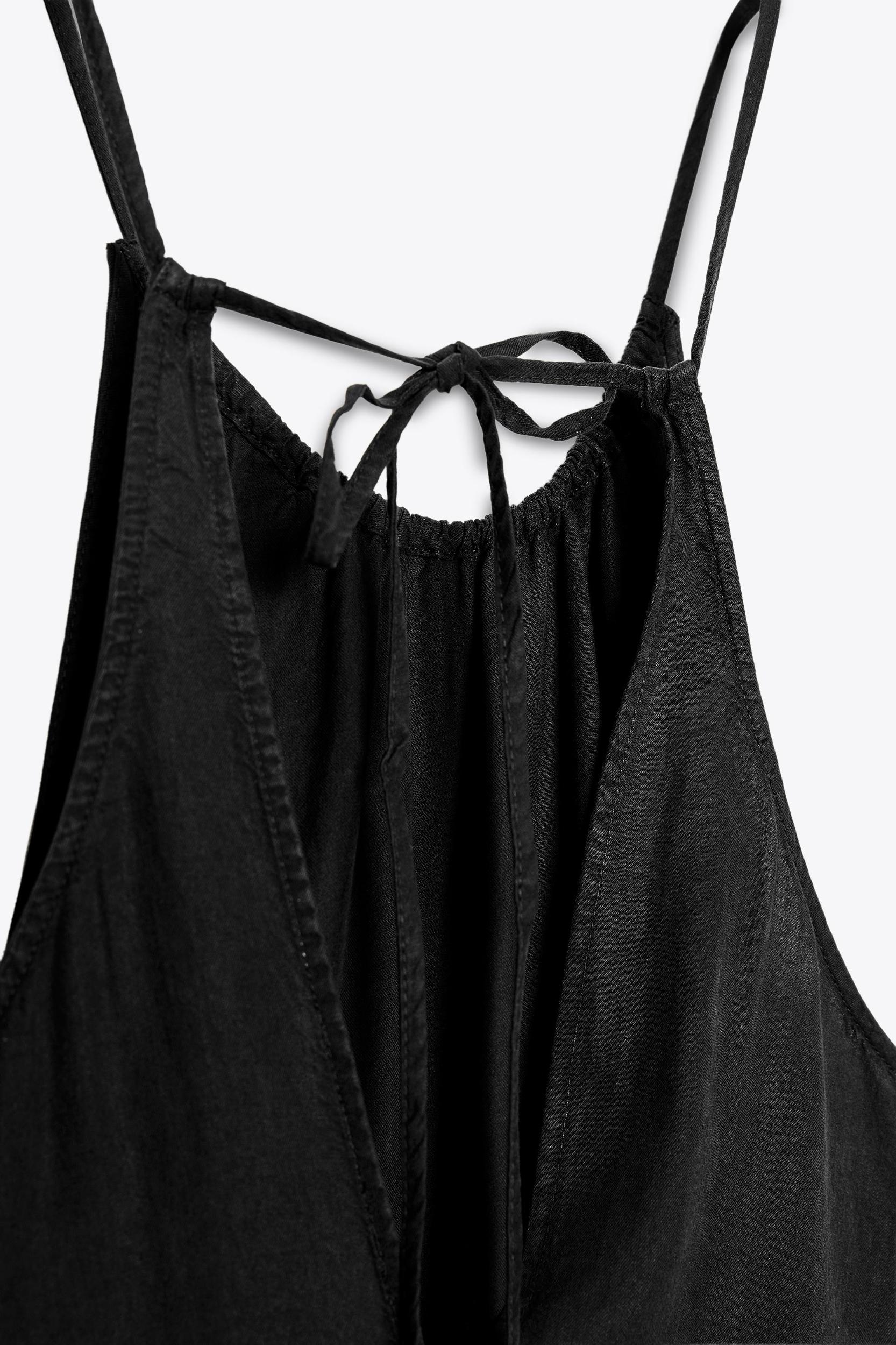 GATHERED HALTER DRESS Product Image