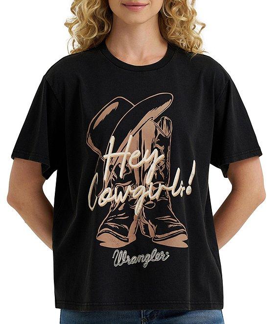 Wrangler® Retro® Hey Cowgirl Short Sleeve T-Shirt Product Image