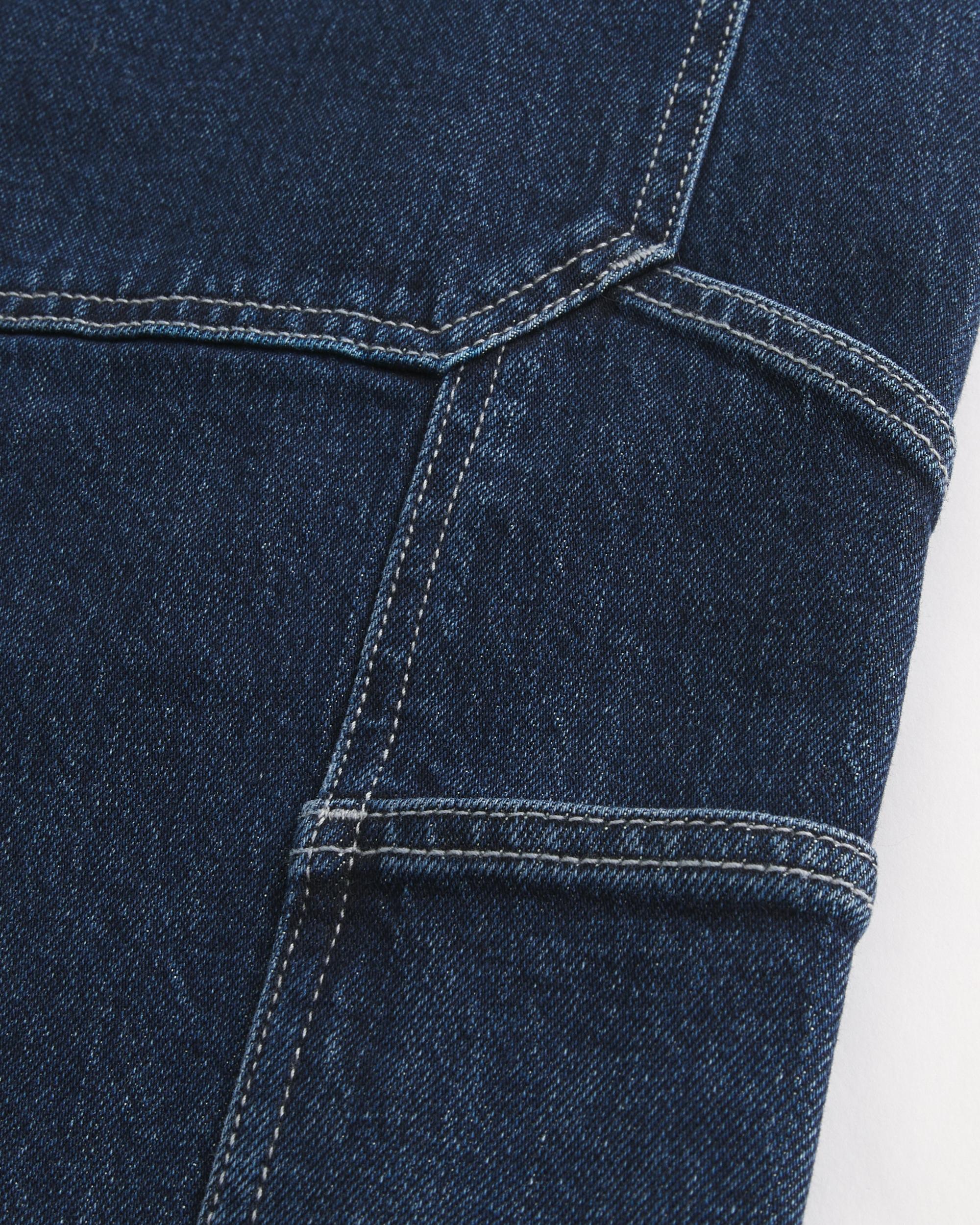 Baggy Denim Cargo Shorts Product Image