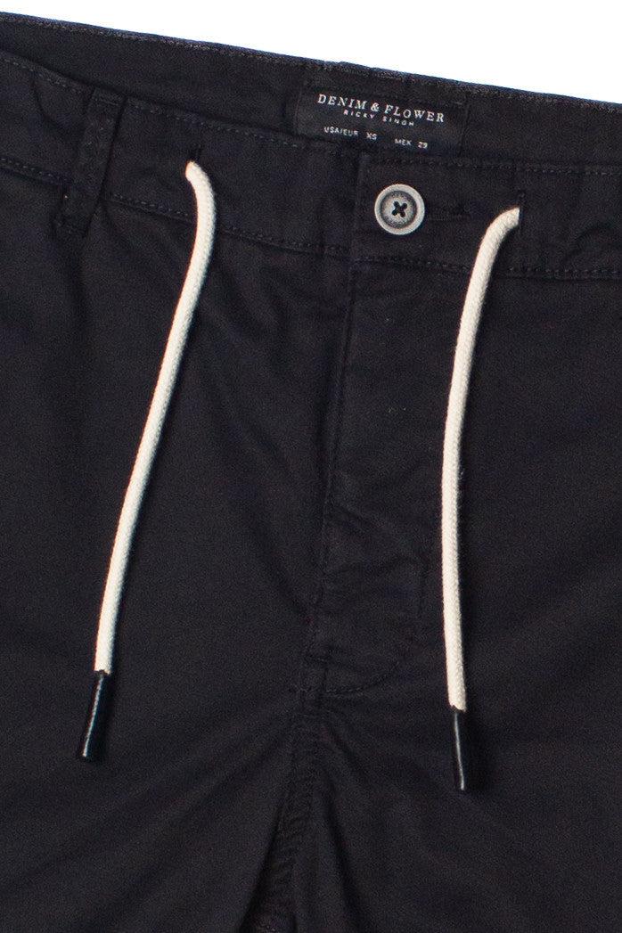 Twill Bermuda Drawstring Shorts Product Image