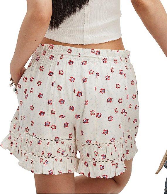 Free People Cambridge Floral Print Drawstring Shorts Product Image