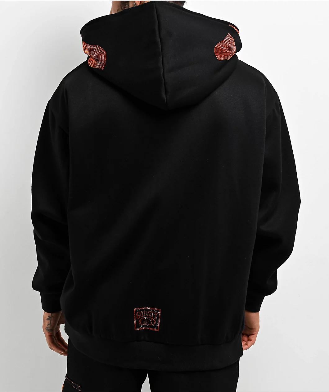 FB County Jack O Lanturn Black Zip Hoodie Product Image